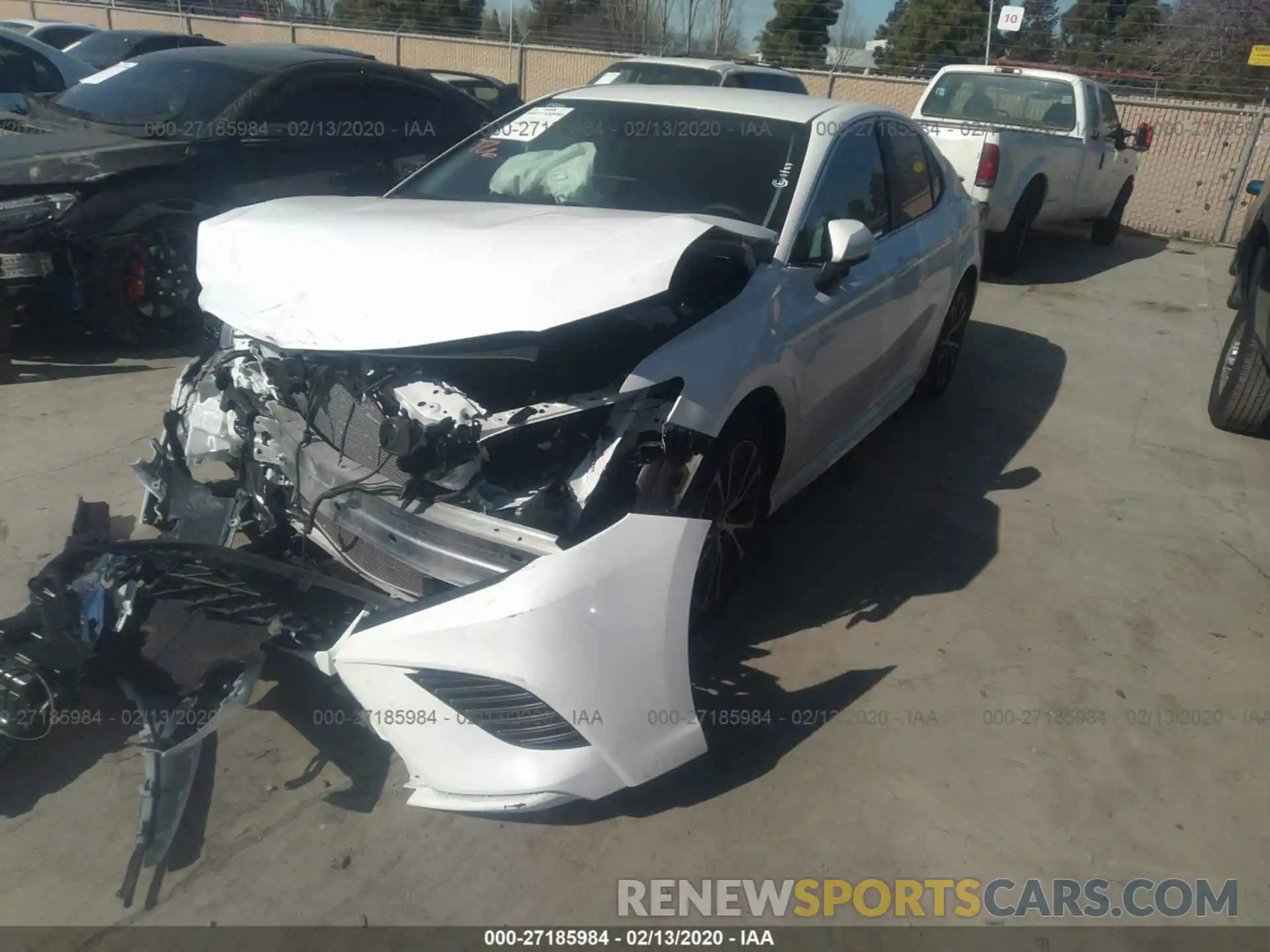 2 Photograph of a damaged car 4T1B11HK8KU833537 TOYOTA CAMRY 2019