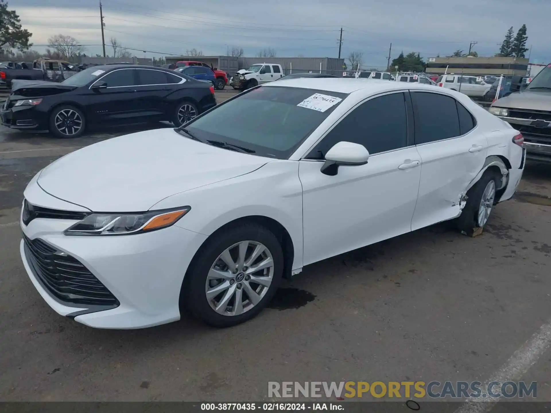 2 Photograph of a damaged car 4T1B11HK8KU837121 TOYOTA CAMRY 2019