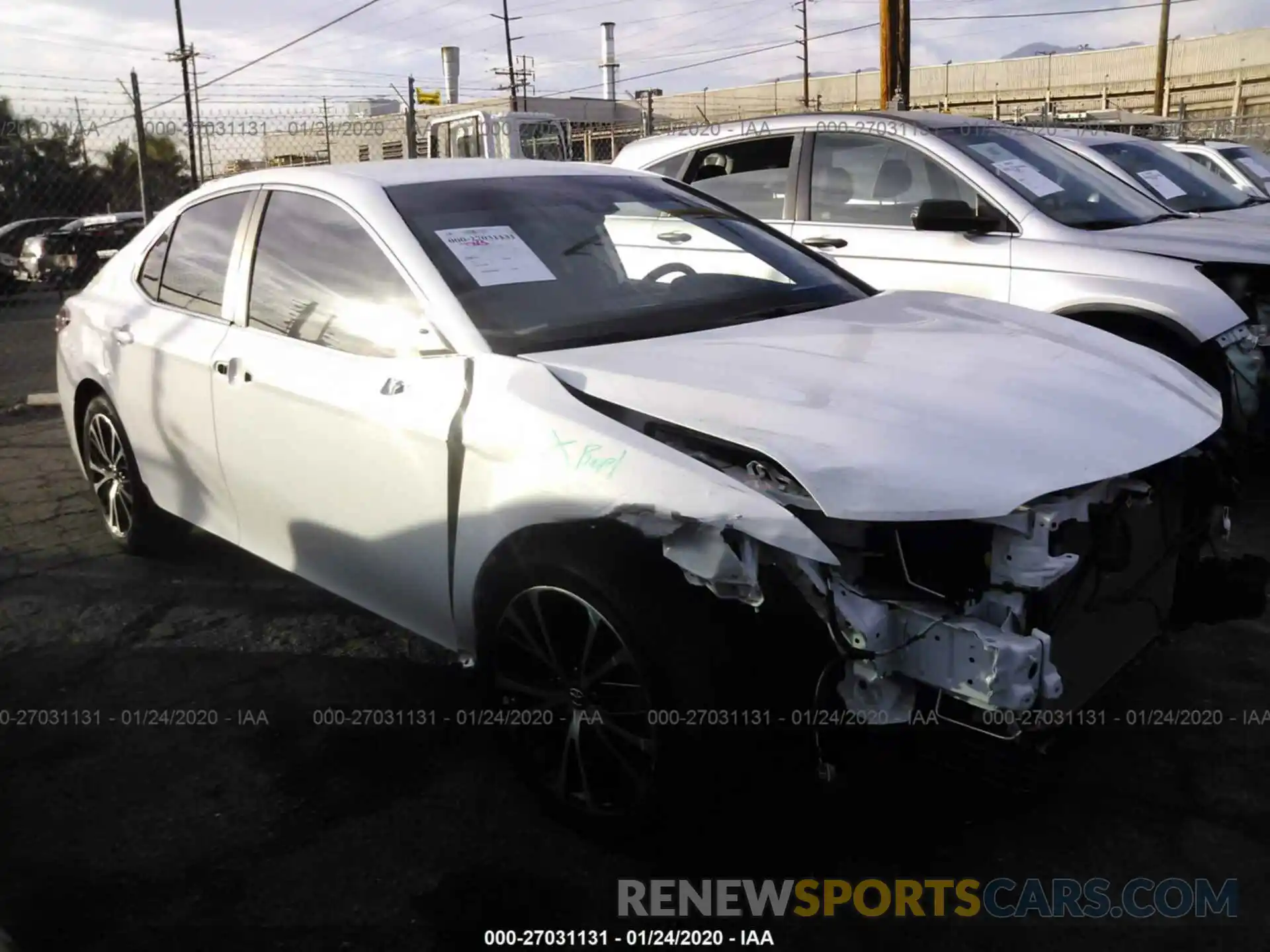 1 Photograph of a damaged car 4T1B11HK8KU837393 TOYOTA CAMRY 2019