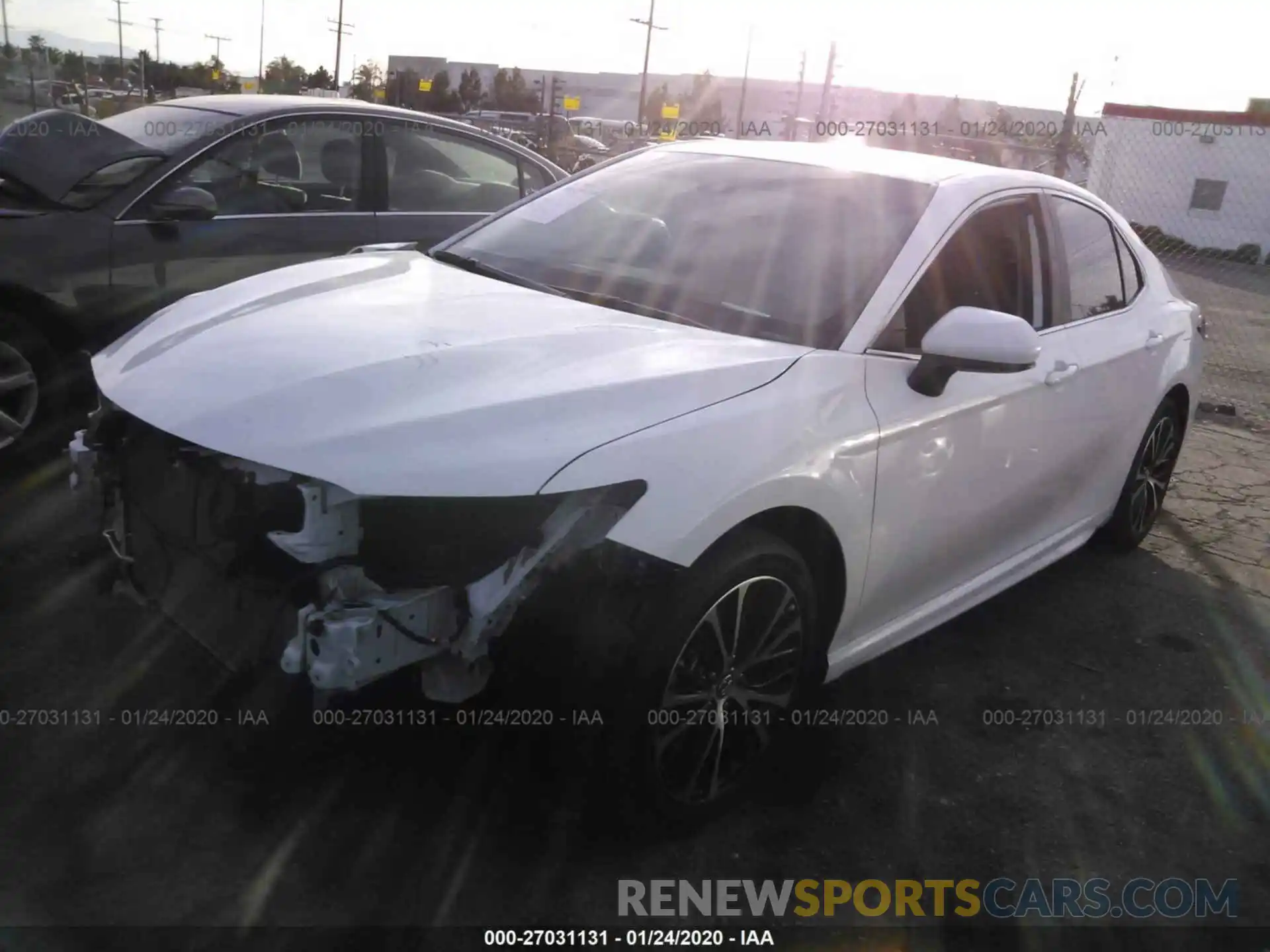 2 Photograph of a damaged car 4T1B11HK8KU837393 TOYOTA CAMRY 2019