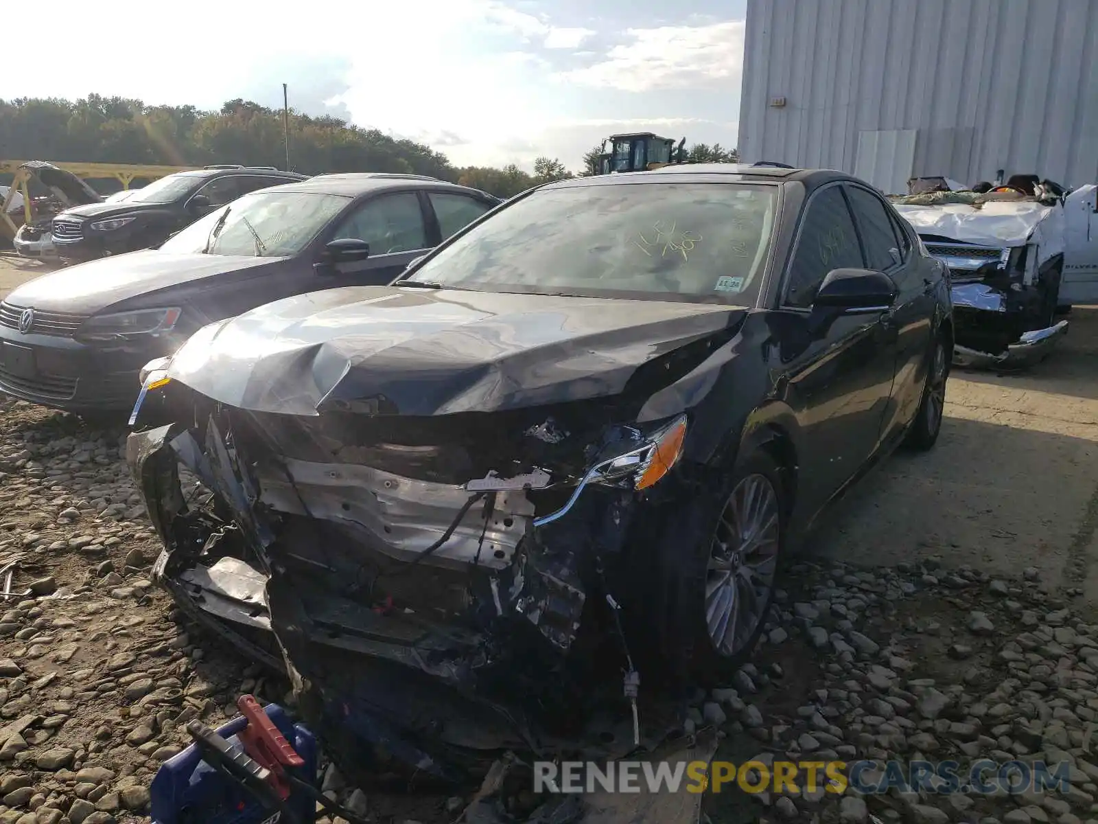 2 Photograph of a damaged car 4T1B11HK8KU838978 TOYOTA CAMRY 2019