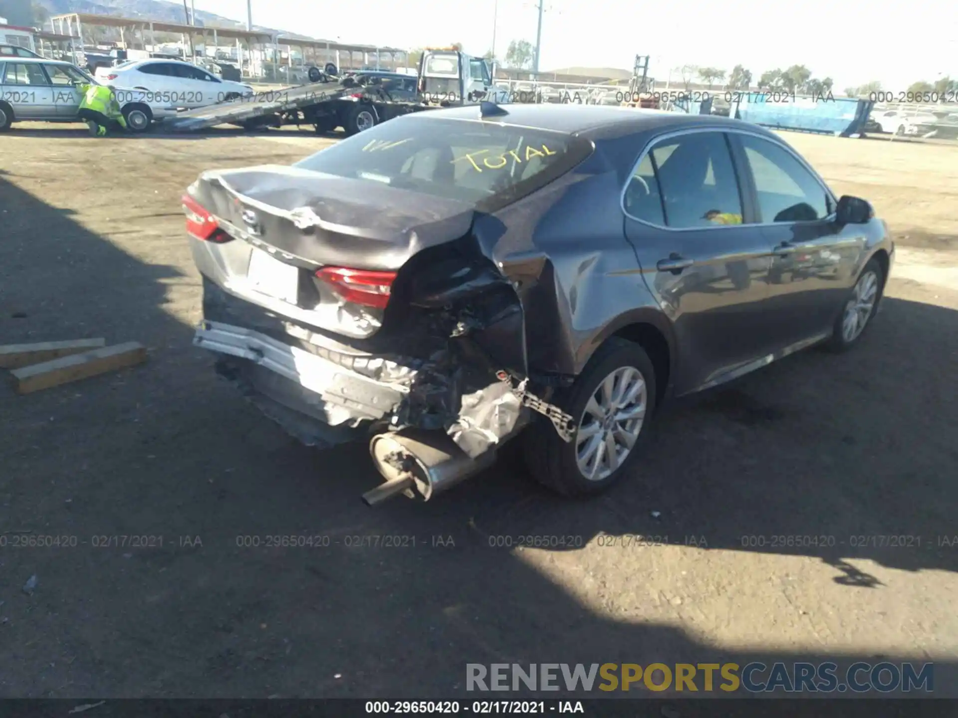 4 Photograph of a damaged car 4T1B11HK8KU839967 TOYOTA CAMRY 2019