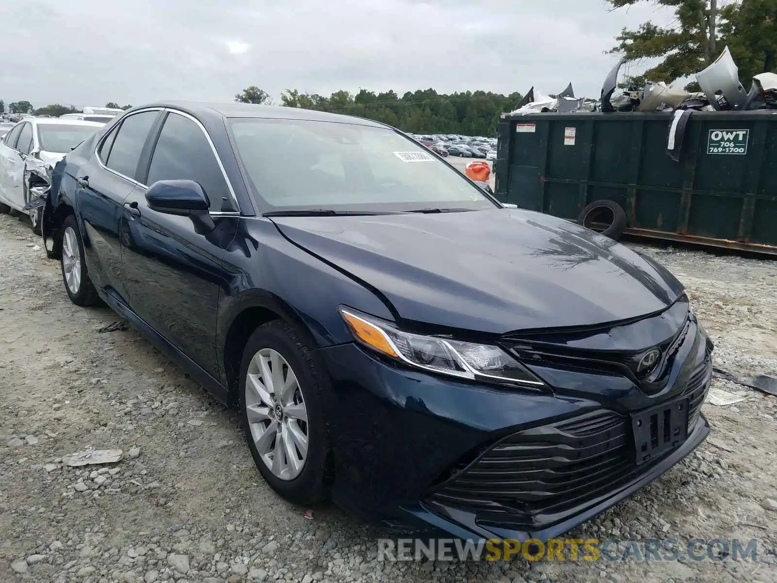 1 Photograph of a damaged car 4T1B11HK8KU840018 TOYOTA CAMRY 2019