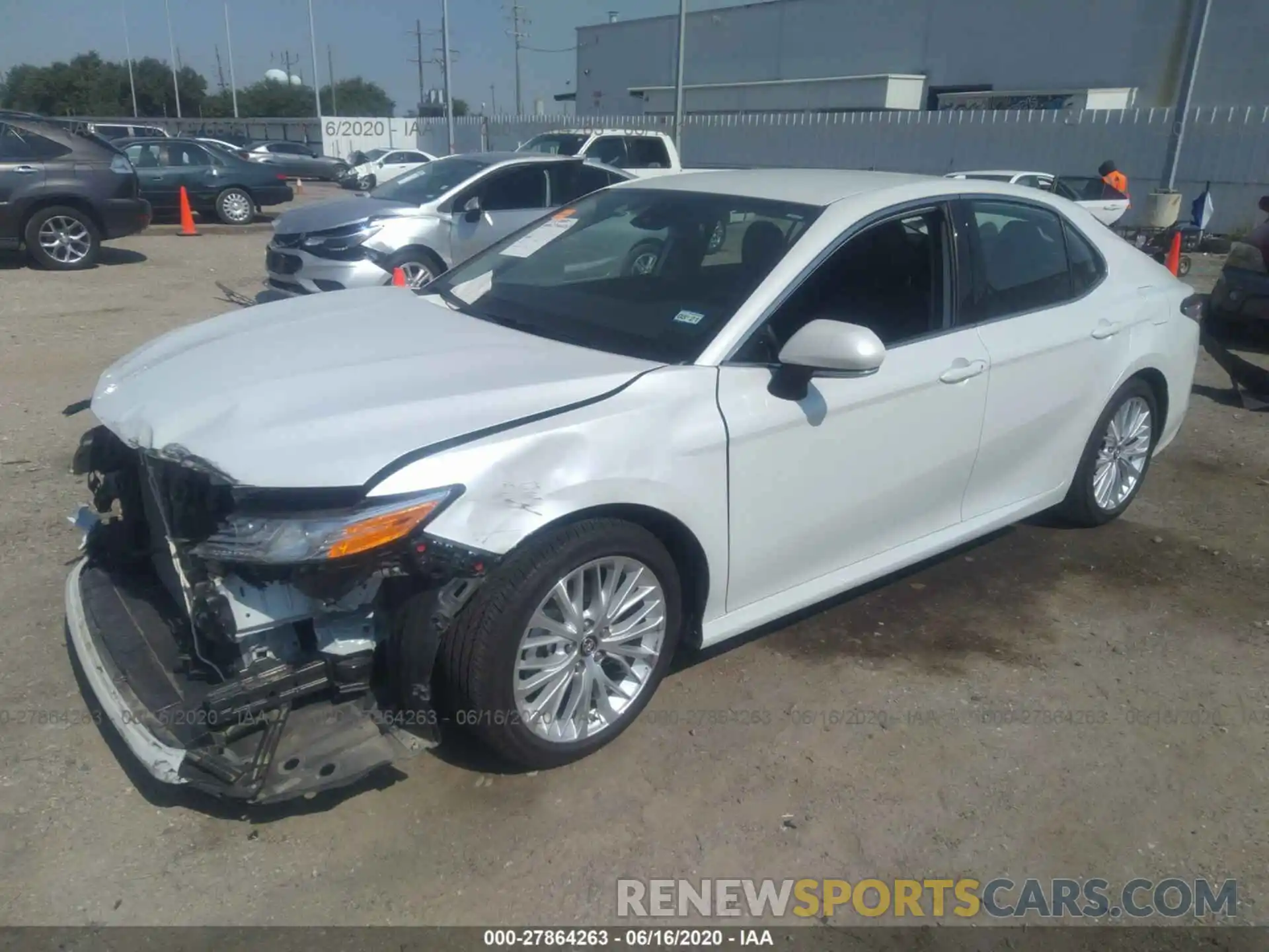 2 Photograph of a damaged car 4T1B11HK8KU842190 TOYOTA CAMRY 2019