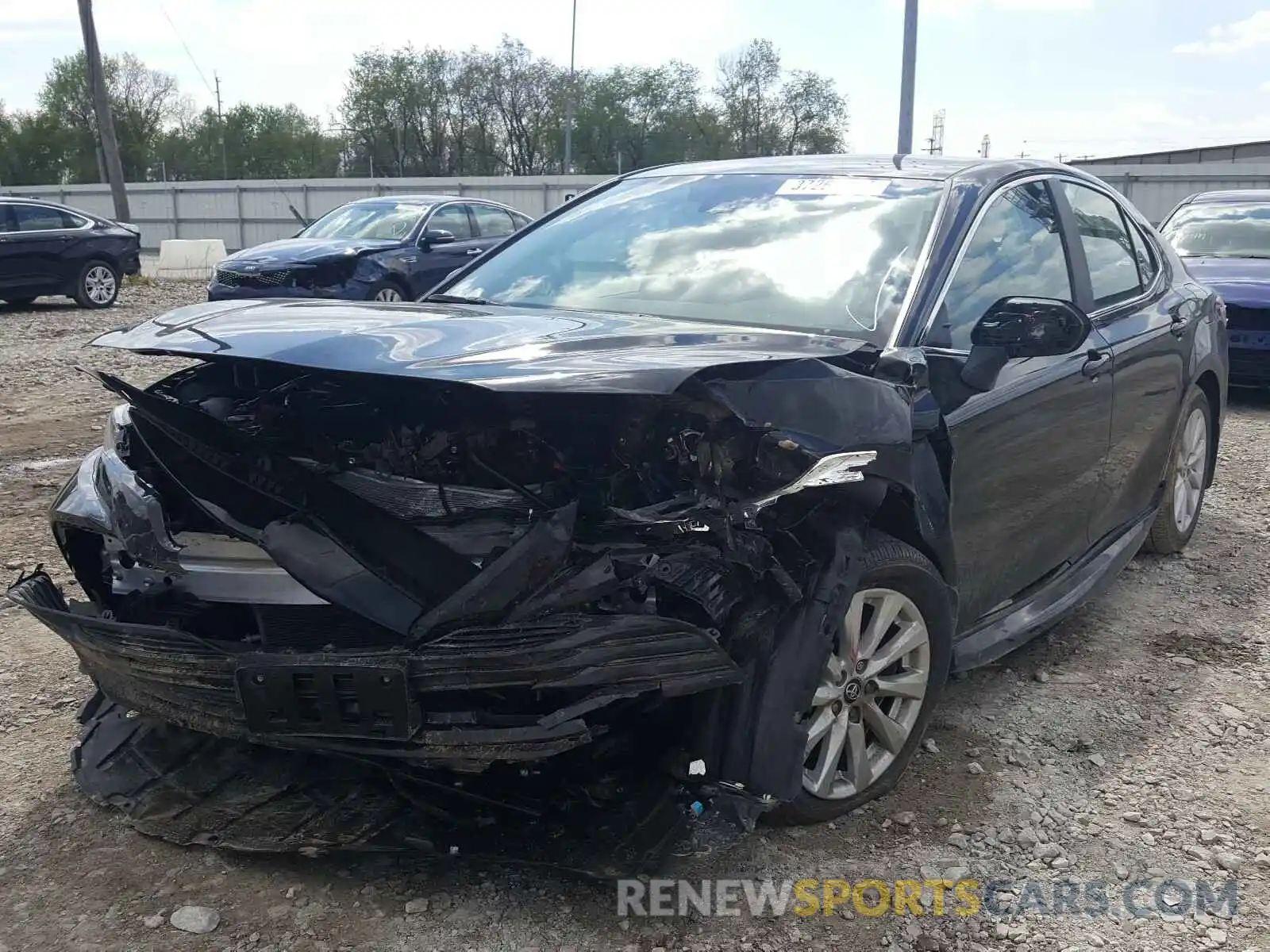 2 Photograph of a damaged car 4T1B11HK8KU842268 TOYOTA CAMRY 2019