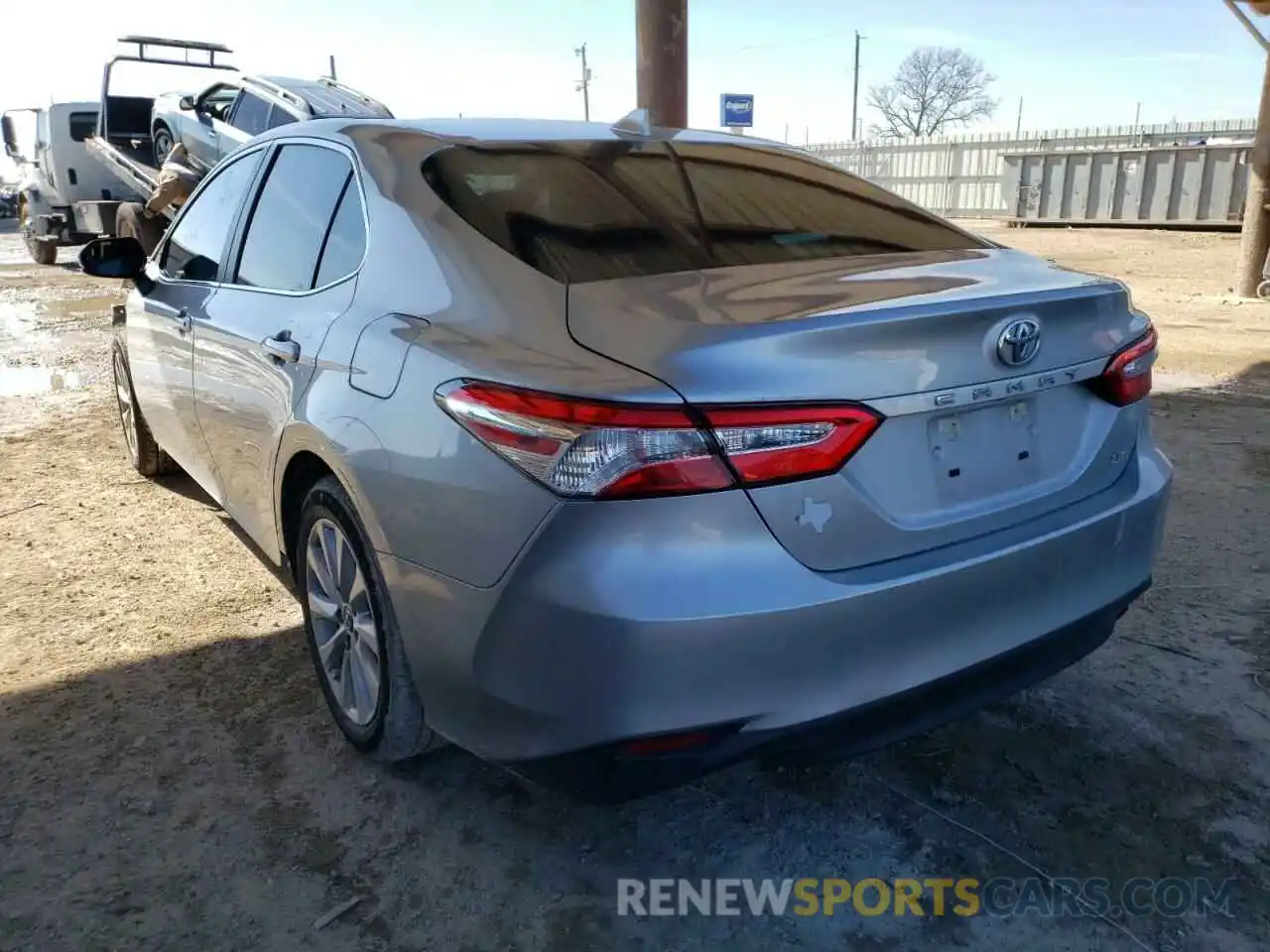 3 Photograph of a damaged car 4T1B11HK8KU842898 TOYOTA CAMRY 2019