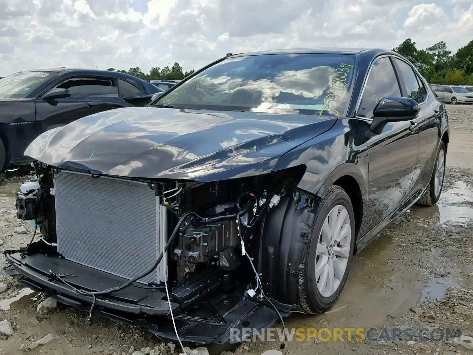 2 Photograph of a damaged car 4T1B11HK8KU845199 TOYOTA CAMRY 2019