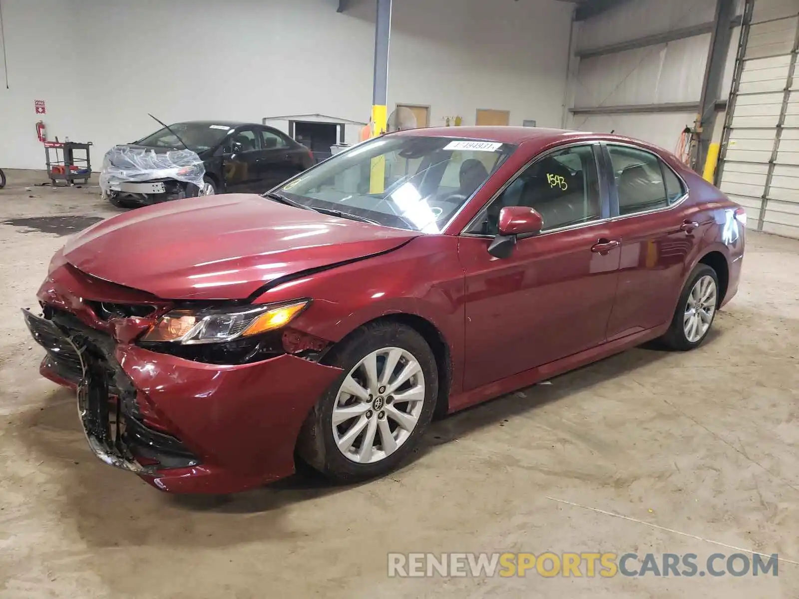 2 Photograph of a damaged car 4T1B11HK8KU845946 TOYOTA CAMRY 2019