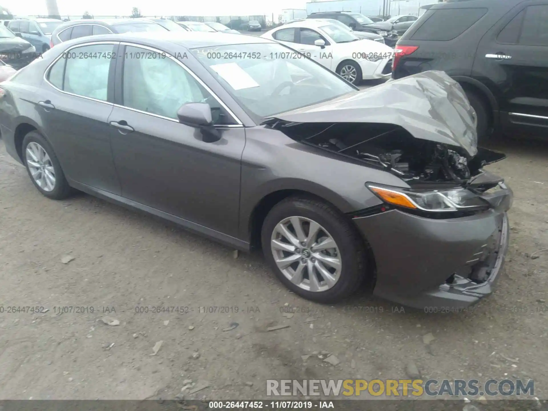 1 Photograph of a damaged car 4T1B11HK8KU846143 TOYOTA CAMRY 2019