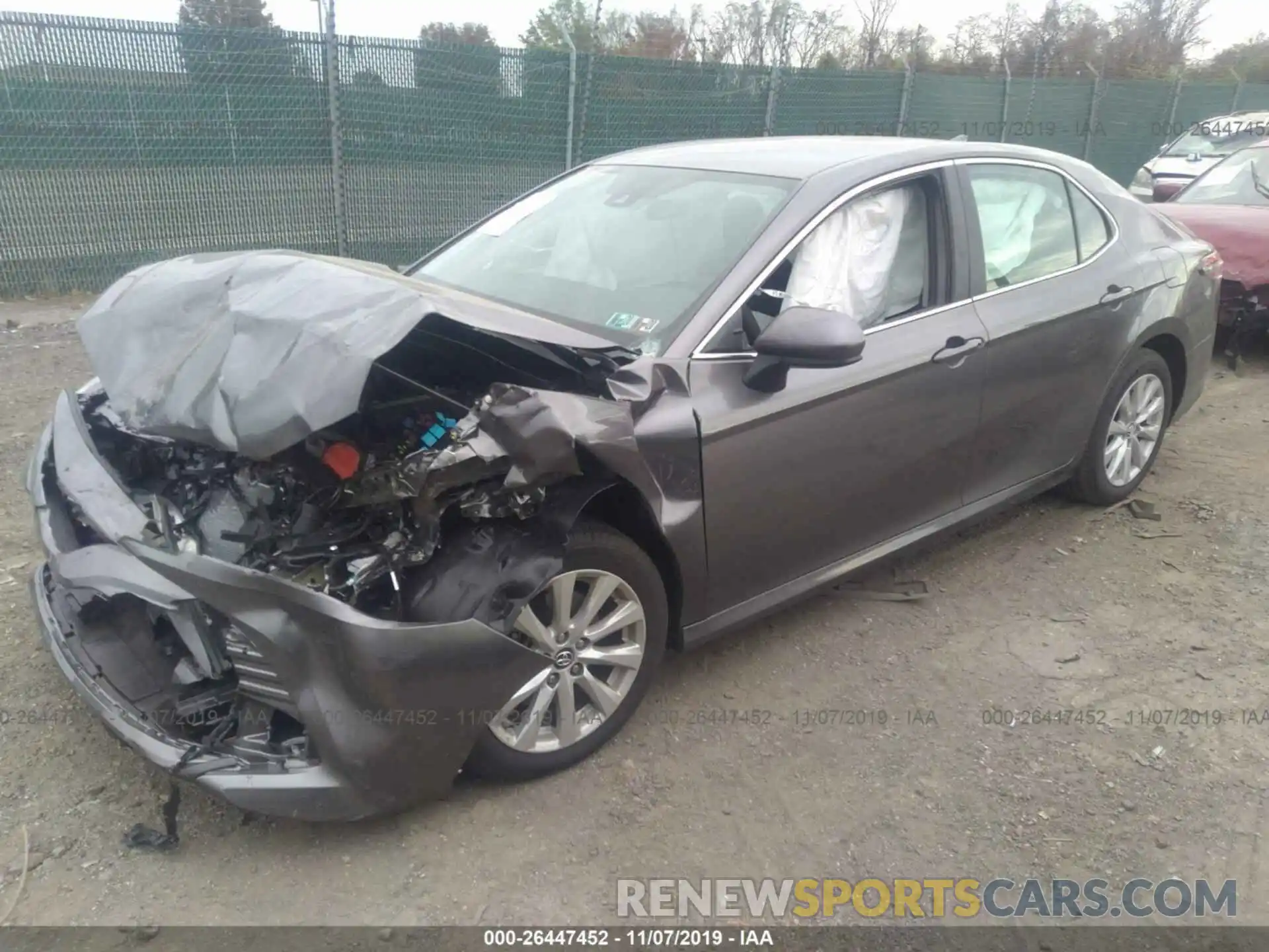 2 Photograph of a damaged car 4T1B11HK8KU846143 TOYOTA CAMRY 2019