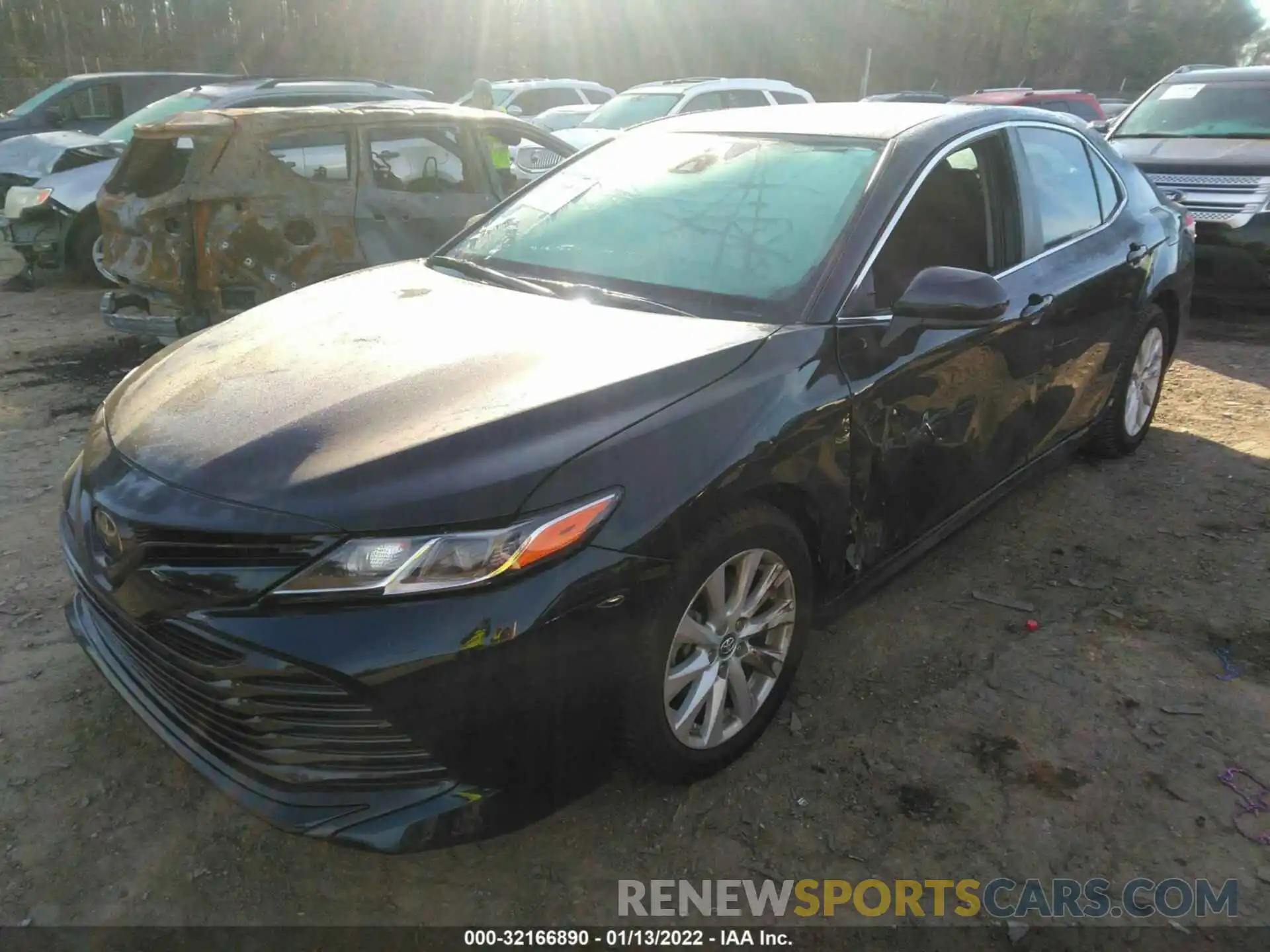 2 Photograph of a damaged car 4T1B11HK8KU847079 TOYOTA CAMRY 2019