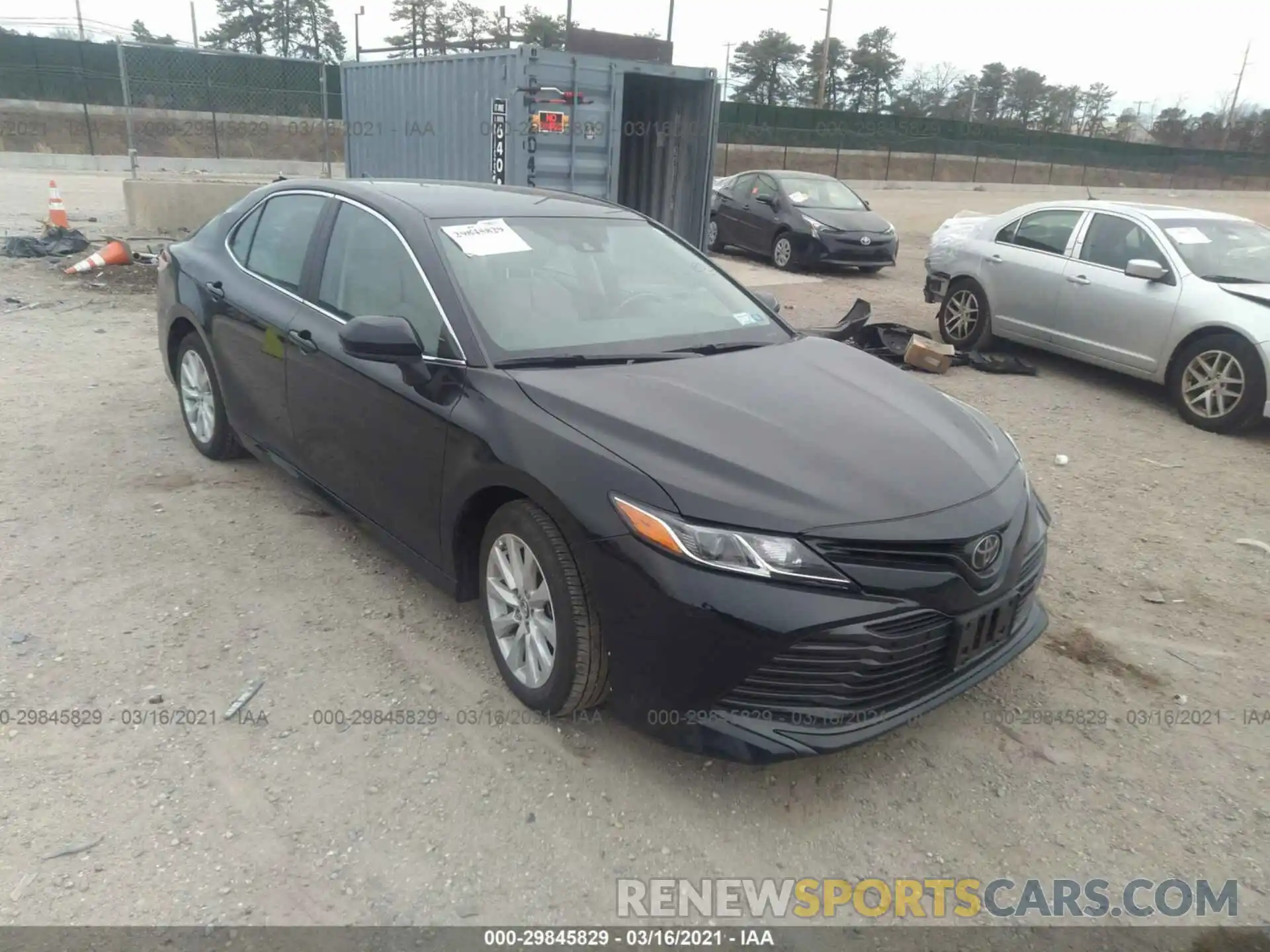 1 Photograph of a damaged car 4T1B11HK8KU850161 TOYOTA CAMRY 2019