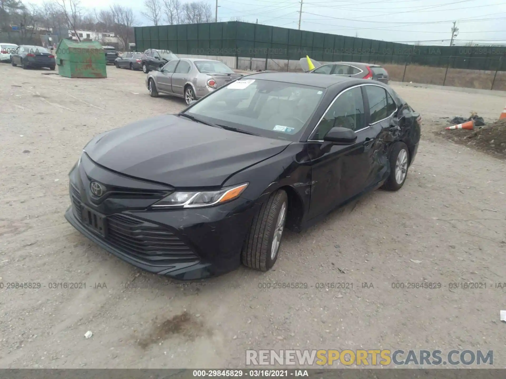 2 Photograph of a damaged car 4T1B11HK8KU850161 TOYOTA CAMRY 2019