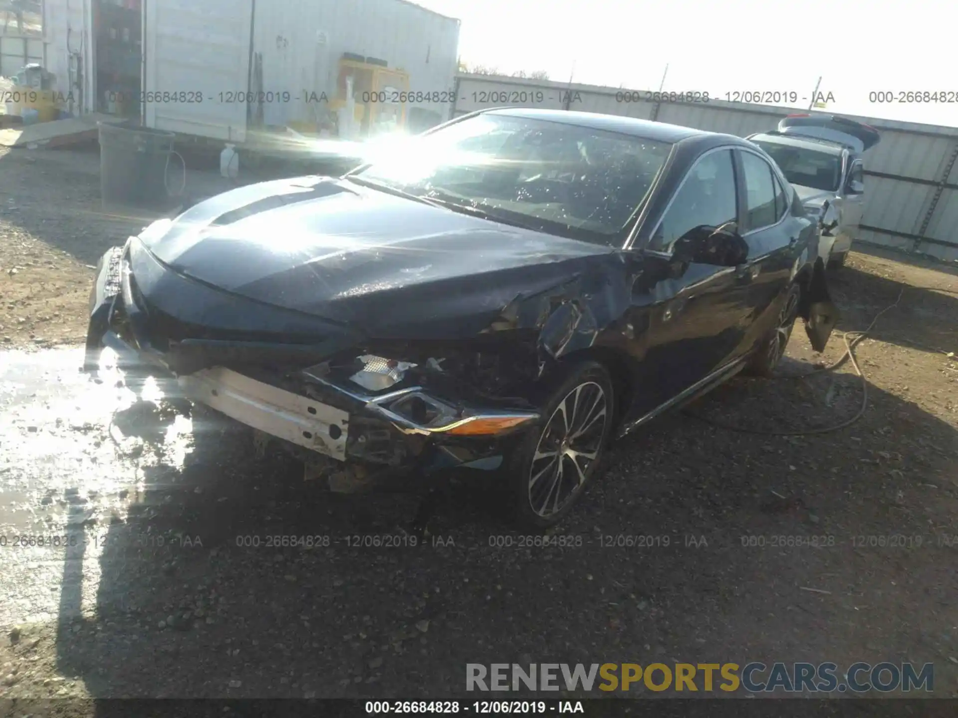 2 Photograph of a damaged car 4T1B11HK8KU851925 TOYOTA CAMRY 2019