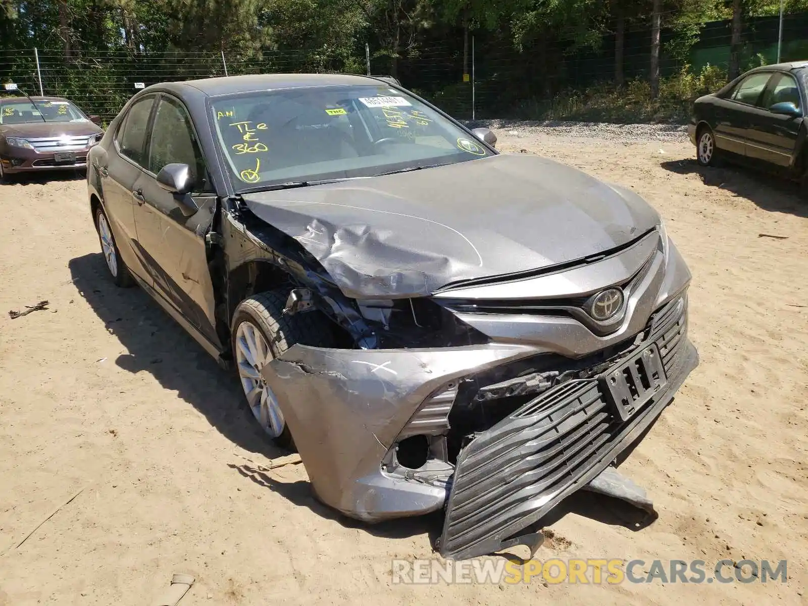 1 Photograph of a damaged car 4T1B11HK8KU852993 TOYOTA CAMRY 2019