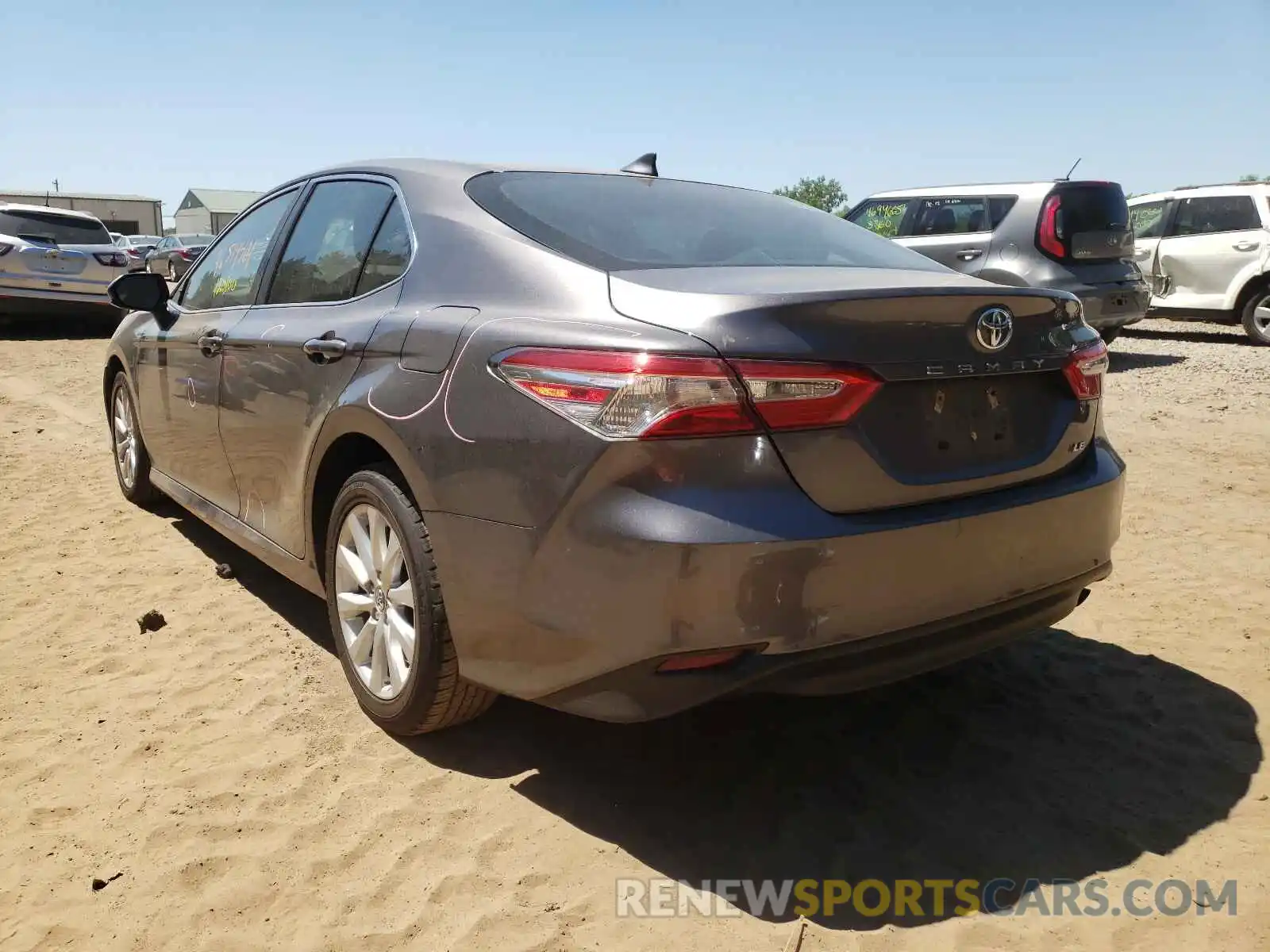 3 Photograph of a damaged car 4T1B11HK8KU852993 TOYOTA CAMRY 2019