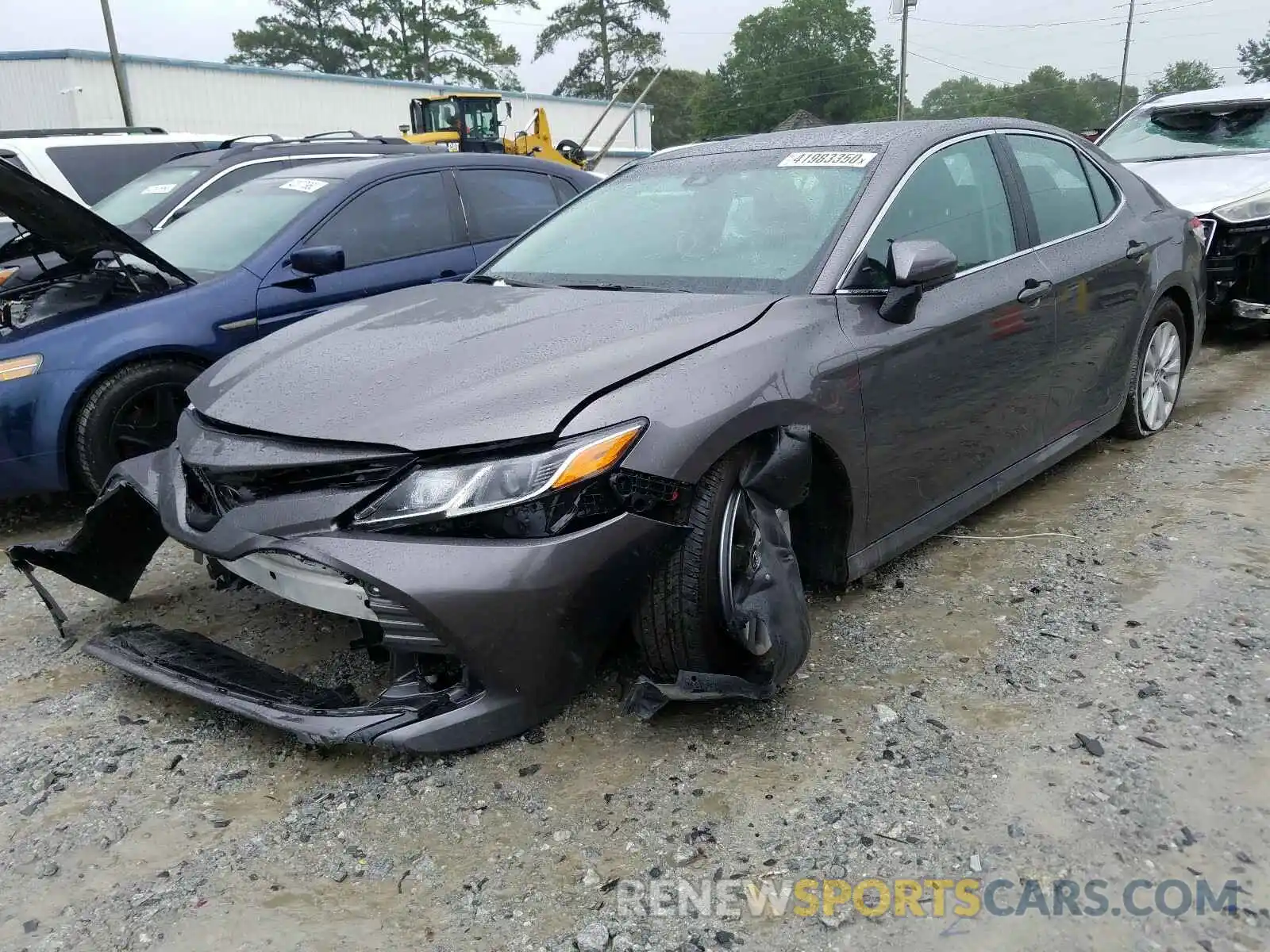 2 Photograph of a damaged car 4T1B11HK8KU853044 TOYOTA CAMRY 2019