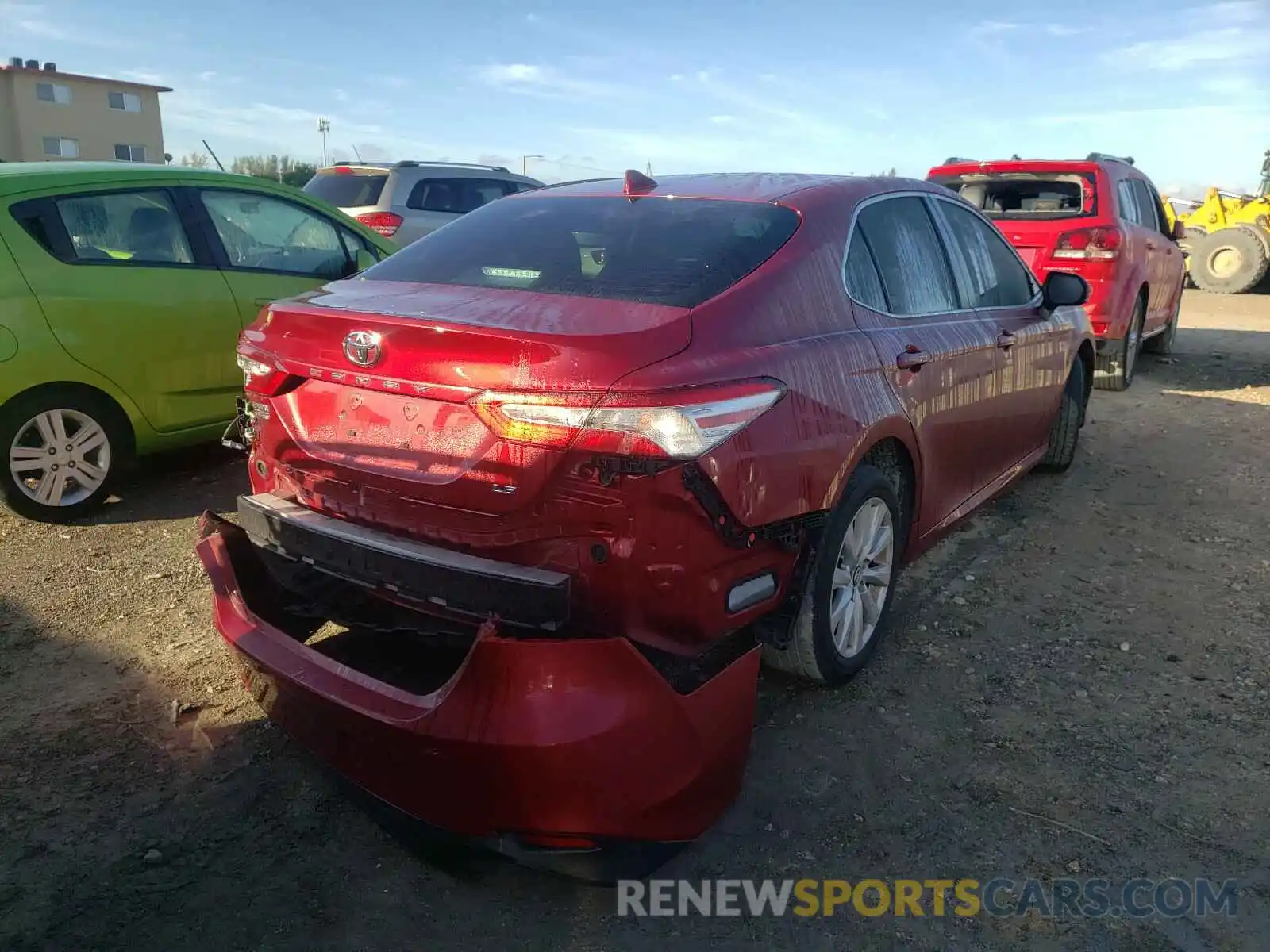 4 Photograph of a damaged car 4T1B11HK8KU854243 TOYOTA CAMRY 2019