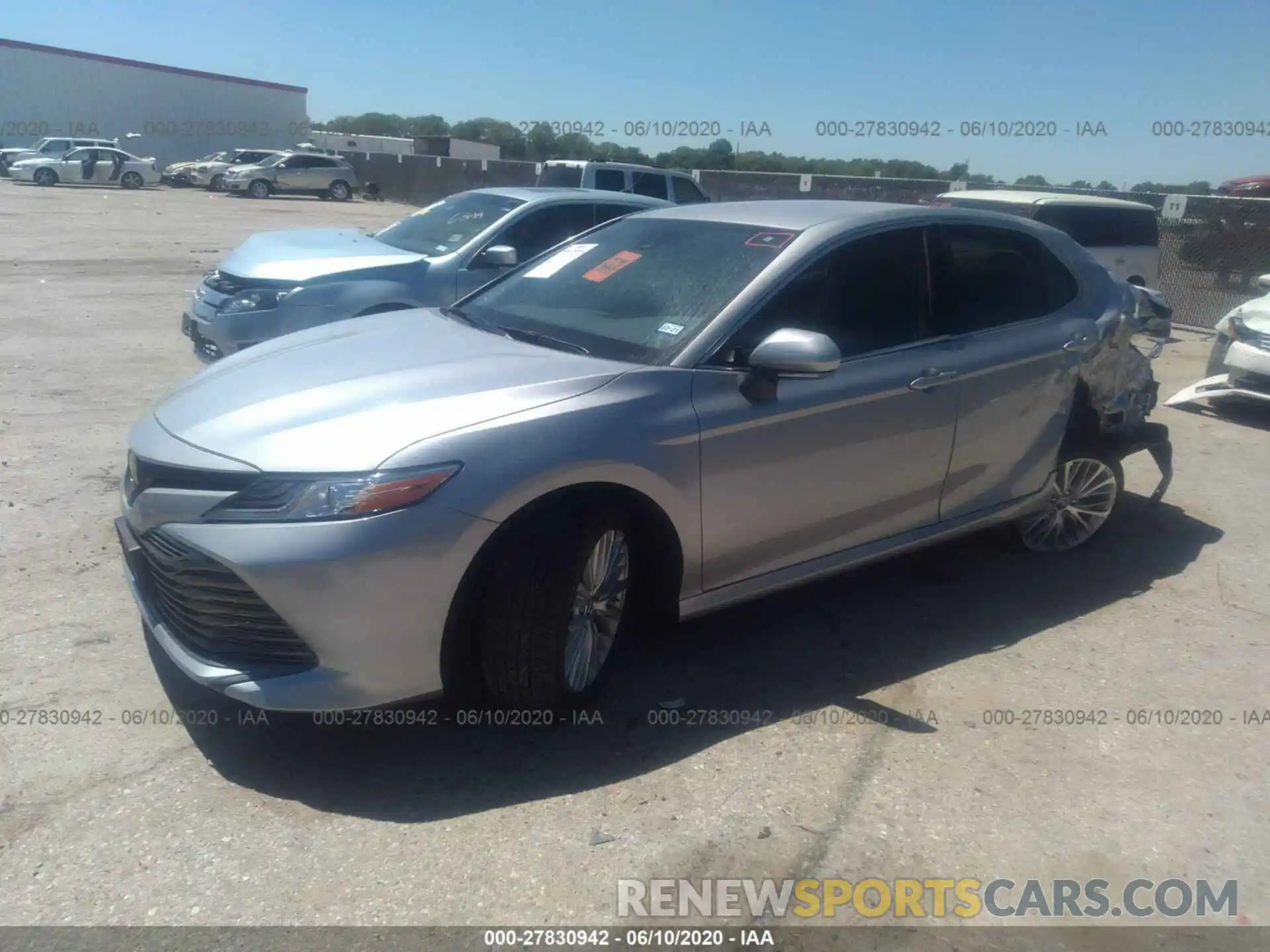 2 Photograph of a damaged car 4T1B11HK9KU****** TOYOTA CAMRY 2019