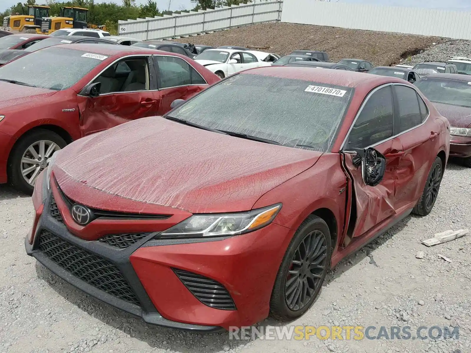 2 Photograph of a damaged car 4T1B11HK9KU160984 TOYOTA CAMRY 2019