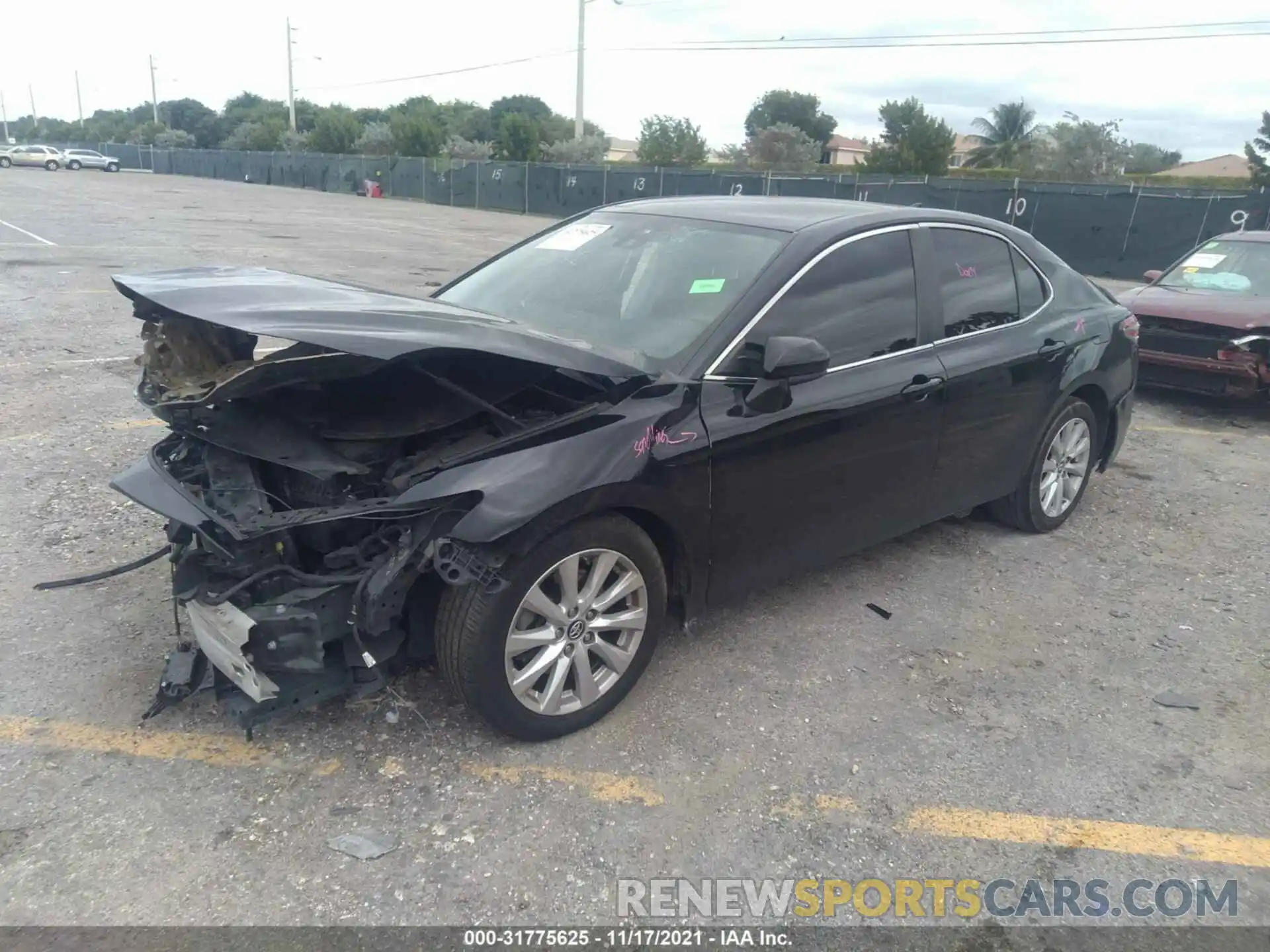 2 Photograph of a damaged car 4T1B11HK9KU161164 TOYOTA CAMRY 2019