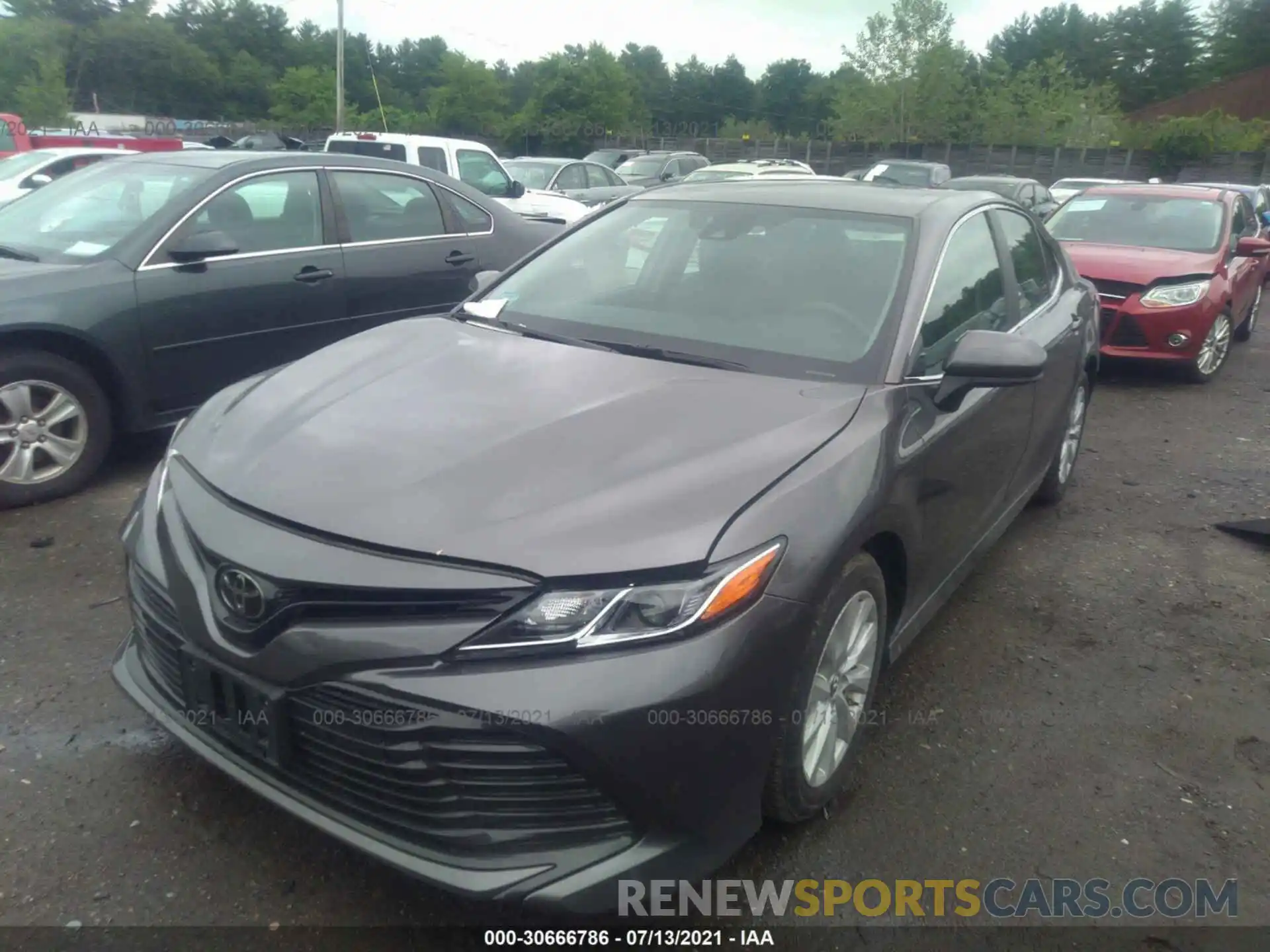 2 Photograph of a damaged car 4T1B11HK9KU161908 TOYOTA CAMRY 2019