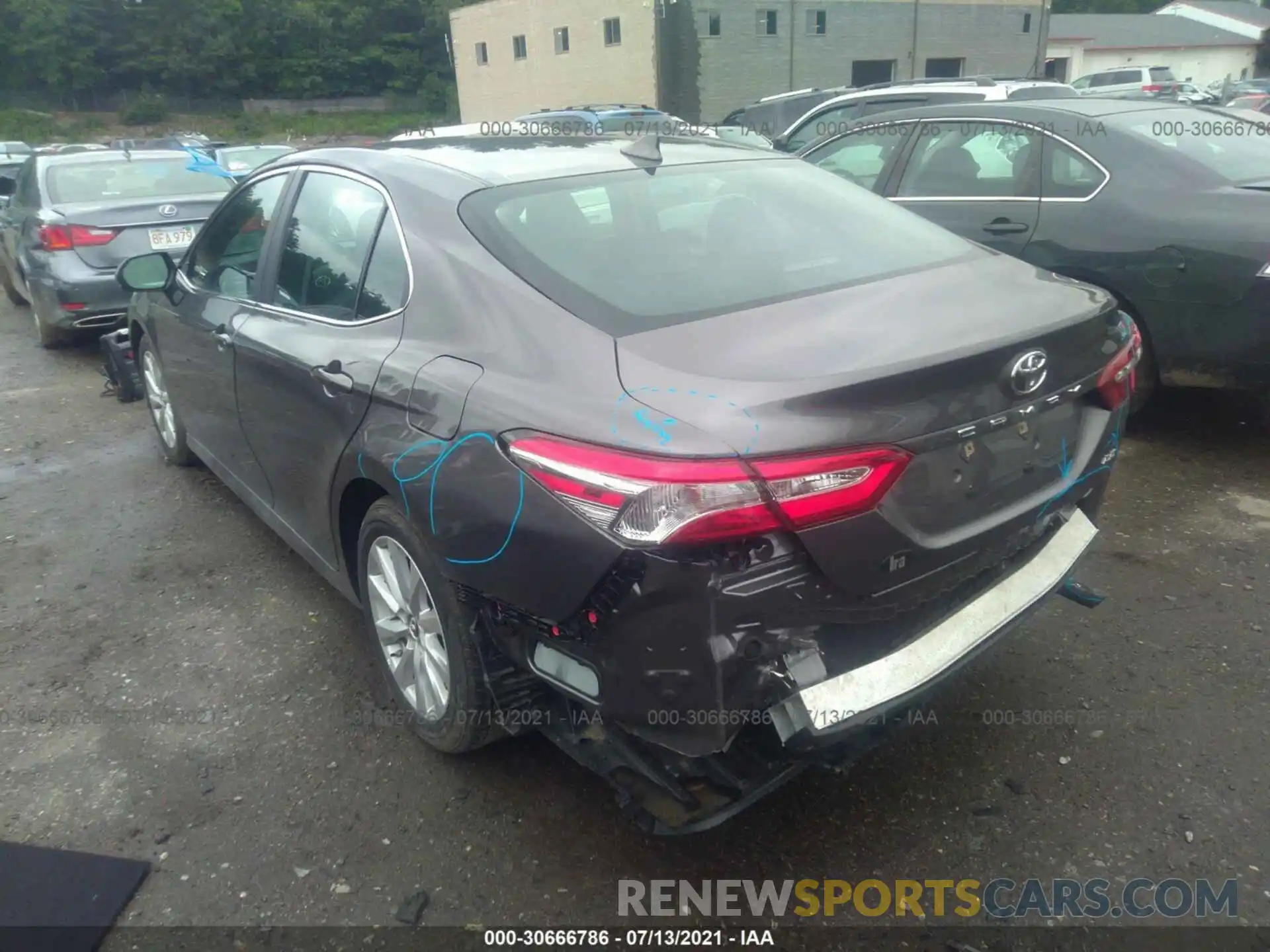 3 Photograph of a damaged car 4T1B11HK9KU161908 TOYOTA CAMRY 2019