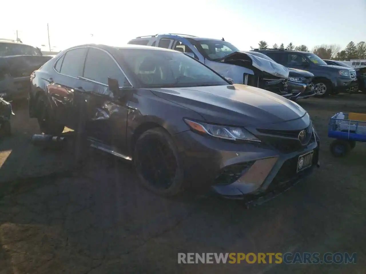 1 Photograph of a damaged car 4T1B11HK9KU165957 TOYOTA CAMRY 2019