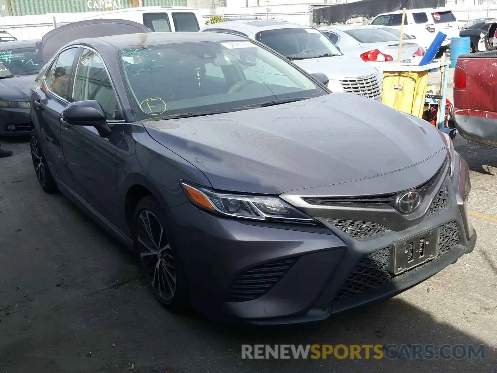 1 Photograph of a damaged car 4T1B11HK9KU166719 TOYOTA CAMRY 2019