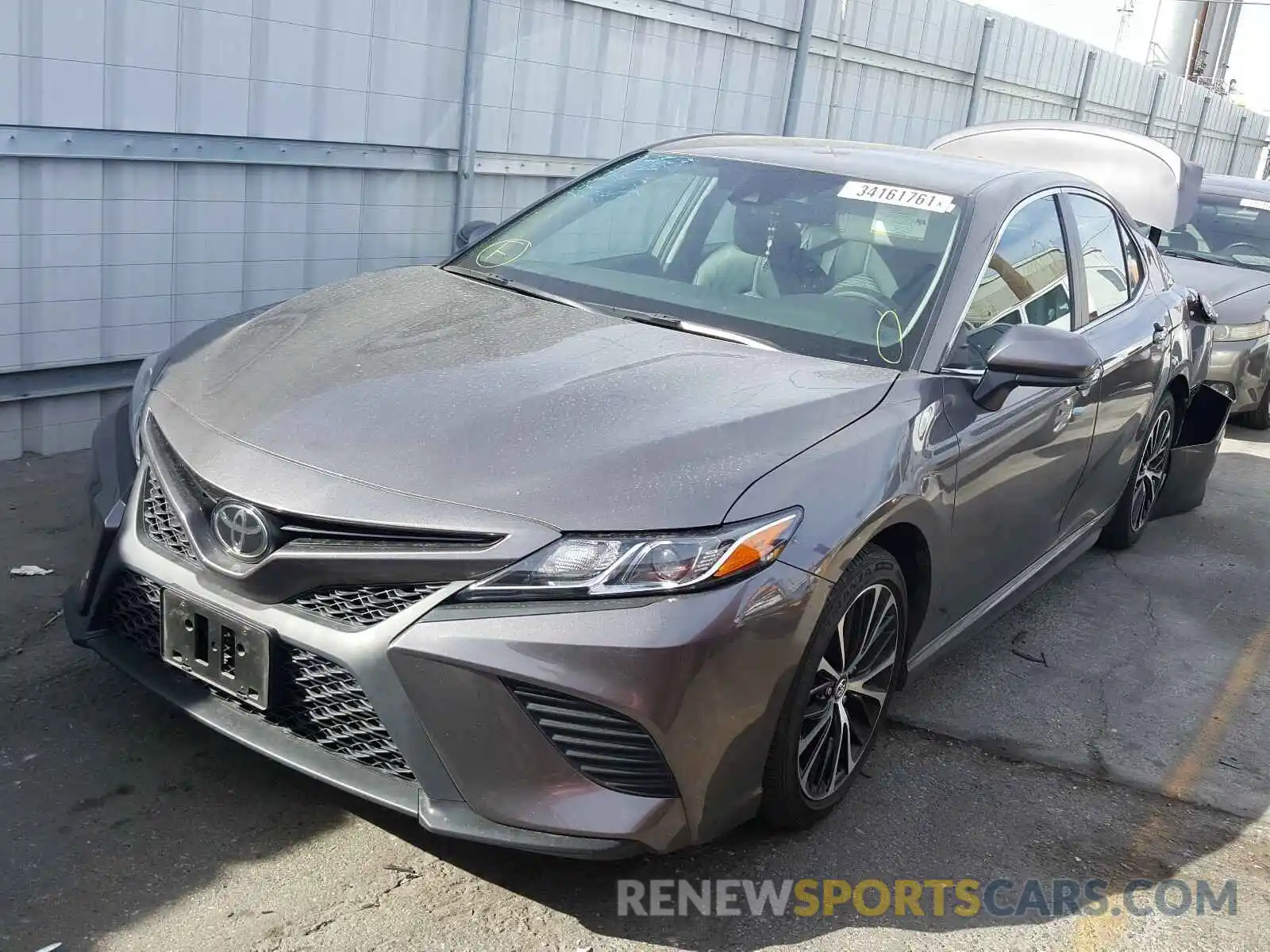 2 Photograph of a damaged car 4T1B11HK9KU166719 TOYOTA CAMRY 2019