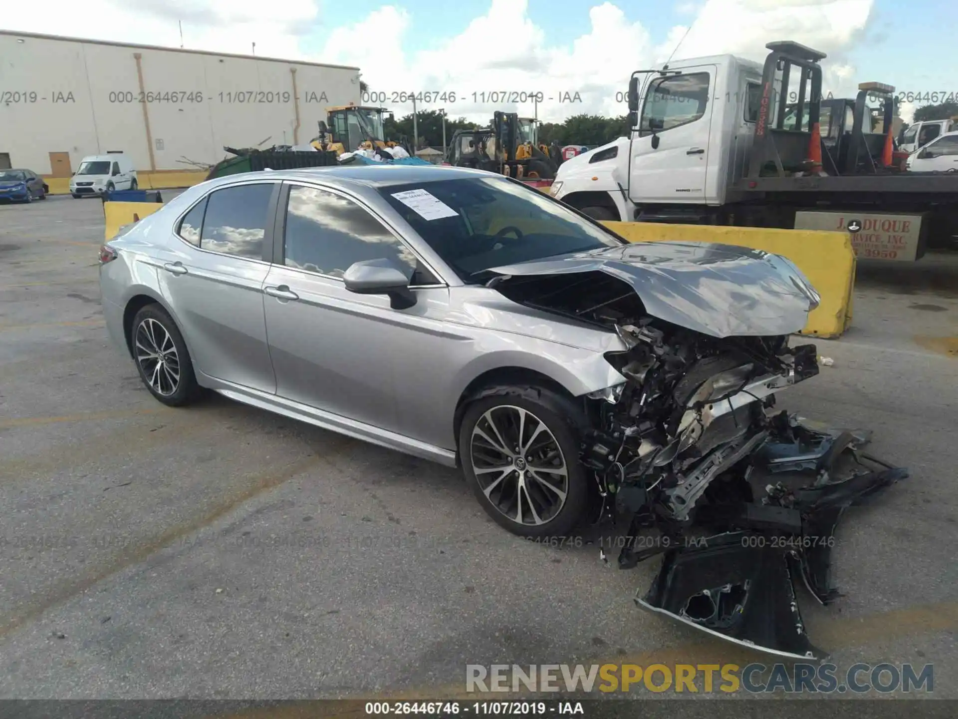 1 Photograph of a damaged car 4T1B11HK9KU166767 TOYOTA CAMRY 2019