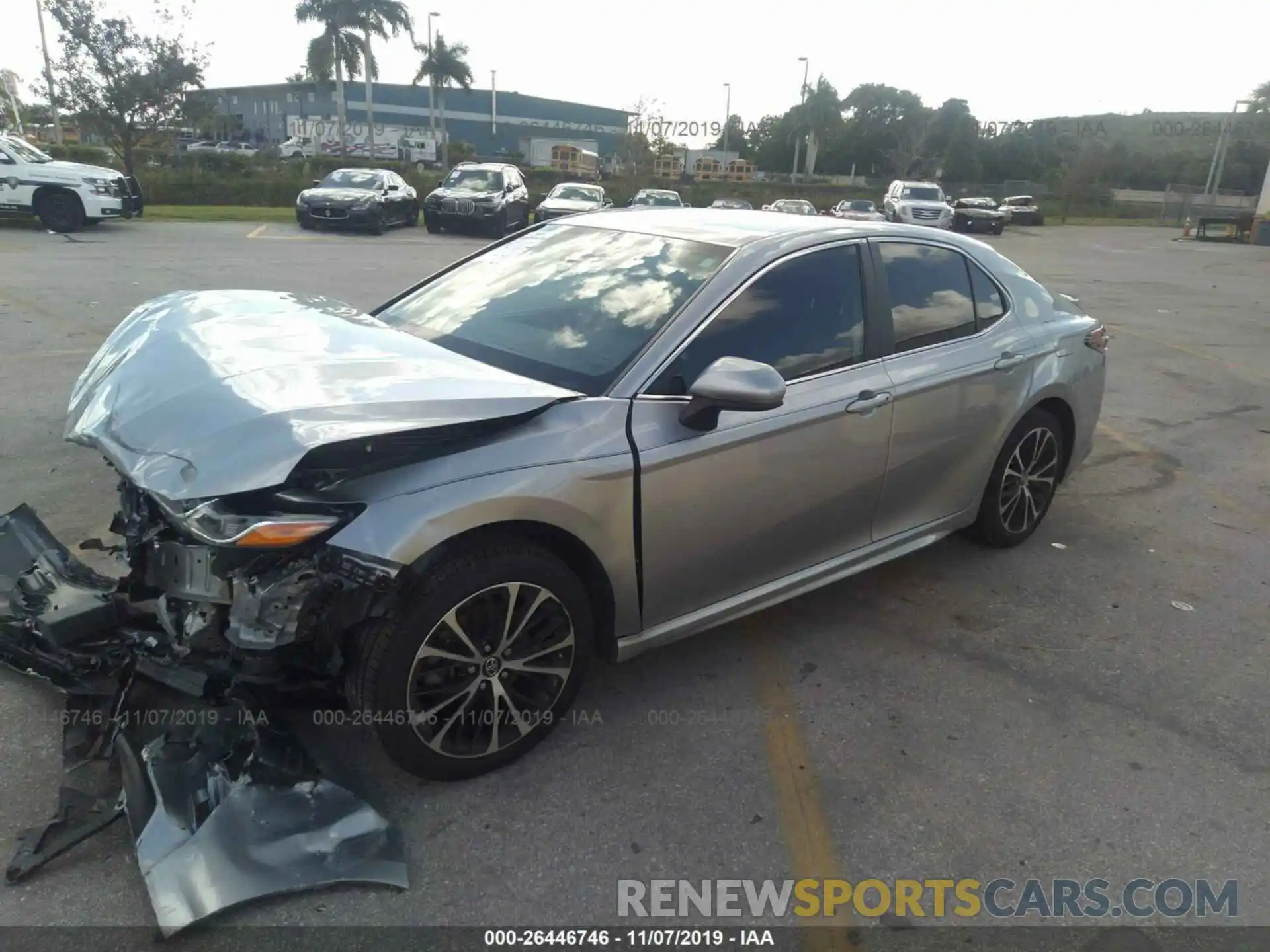 2 Photograph of a damaged car 4T1B11HK9KU166767 TOYOTA CAMRY 2019