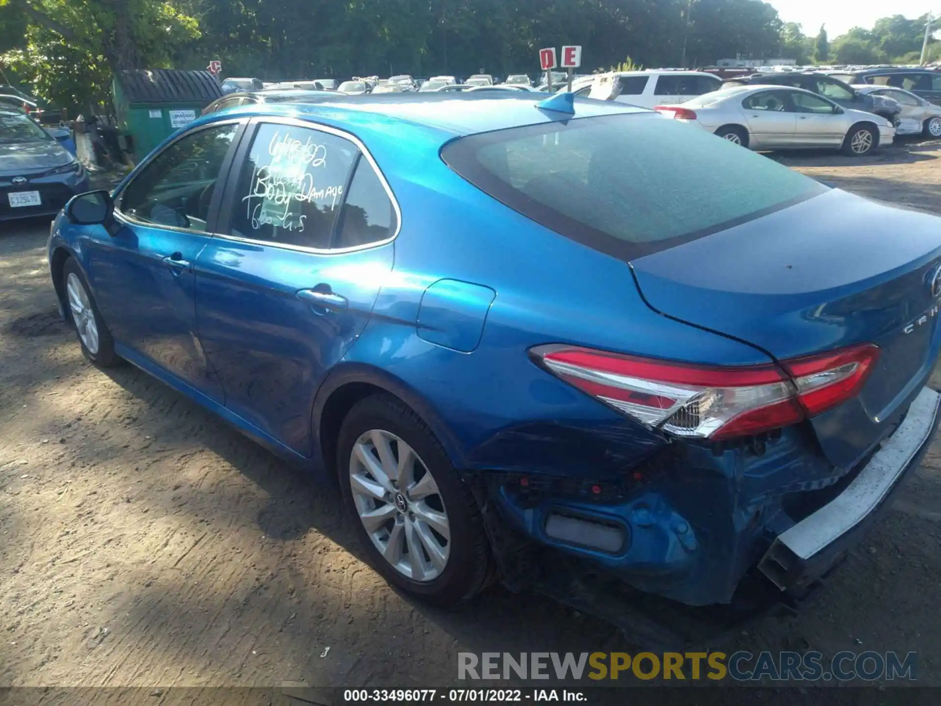 3 Photograph of a damaged car 4T1B11HK9KU166820 TOYOTA CAMRY 2019