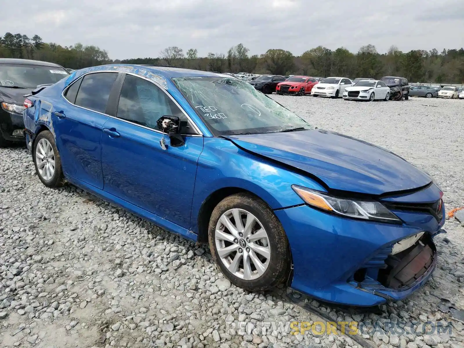 1 Photograph of a damaged car 4T1B11HK9KU167658 TOYOTA CAMRY 2019