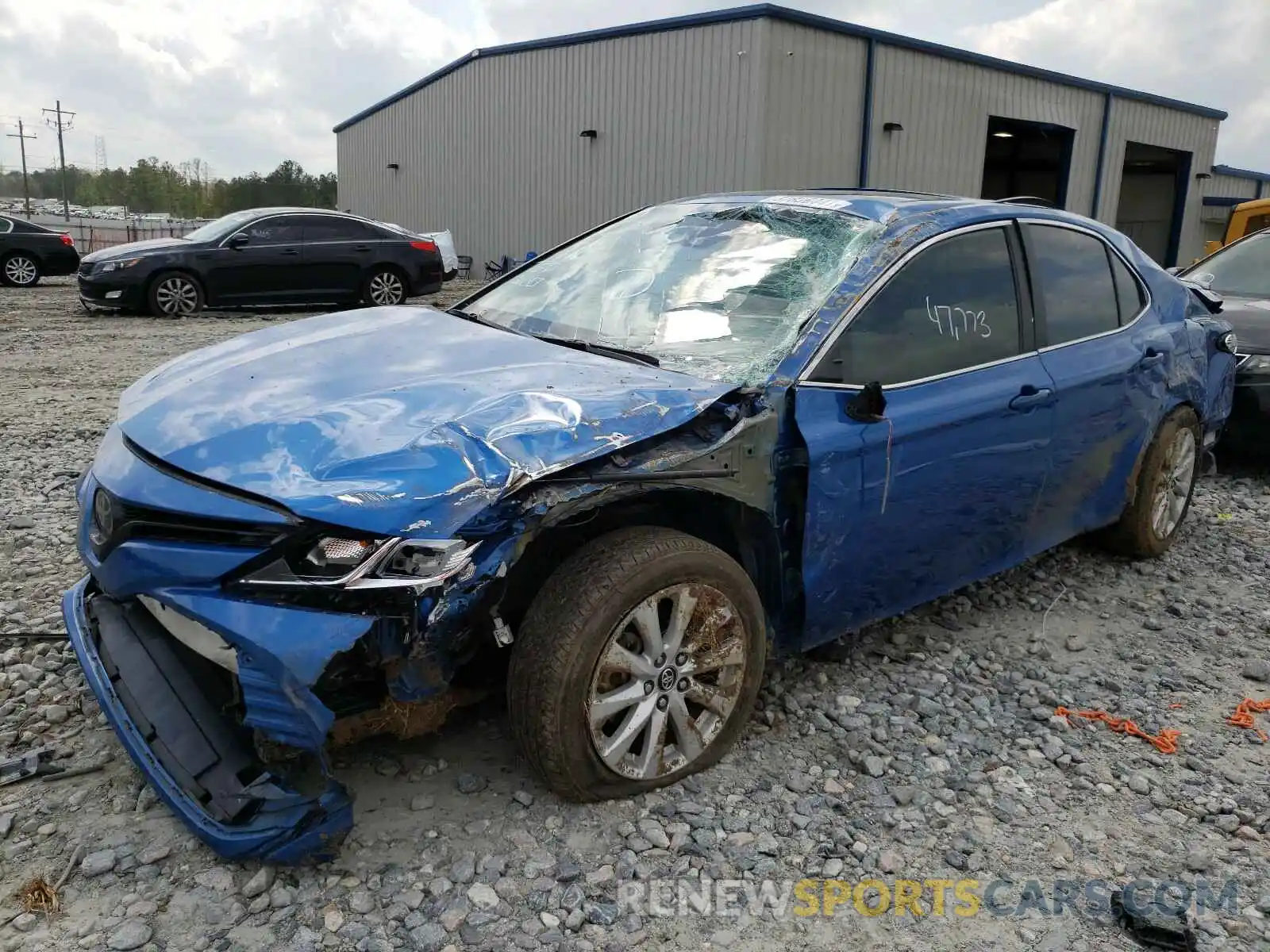 2 Photograph of a damaged car 4T1B11HK9KU167658 TOYOTA CAMRY 2019