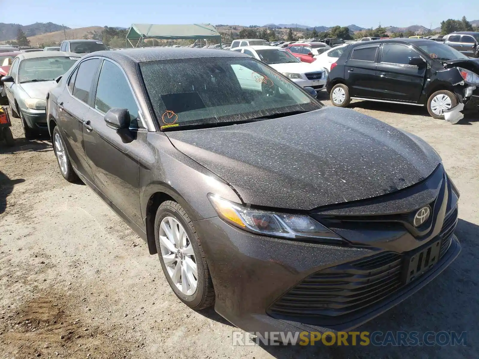 1 Photograph of a damaged car 4T1B11HK9KU171466 TOYOTA CAMRY 2019