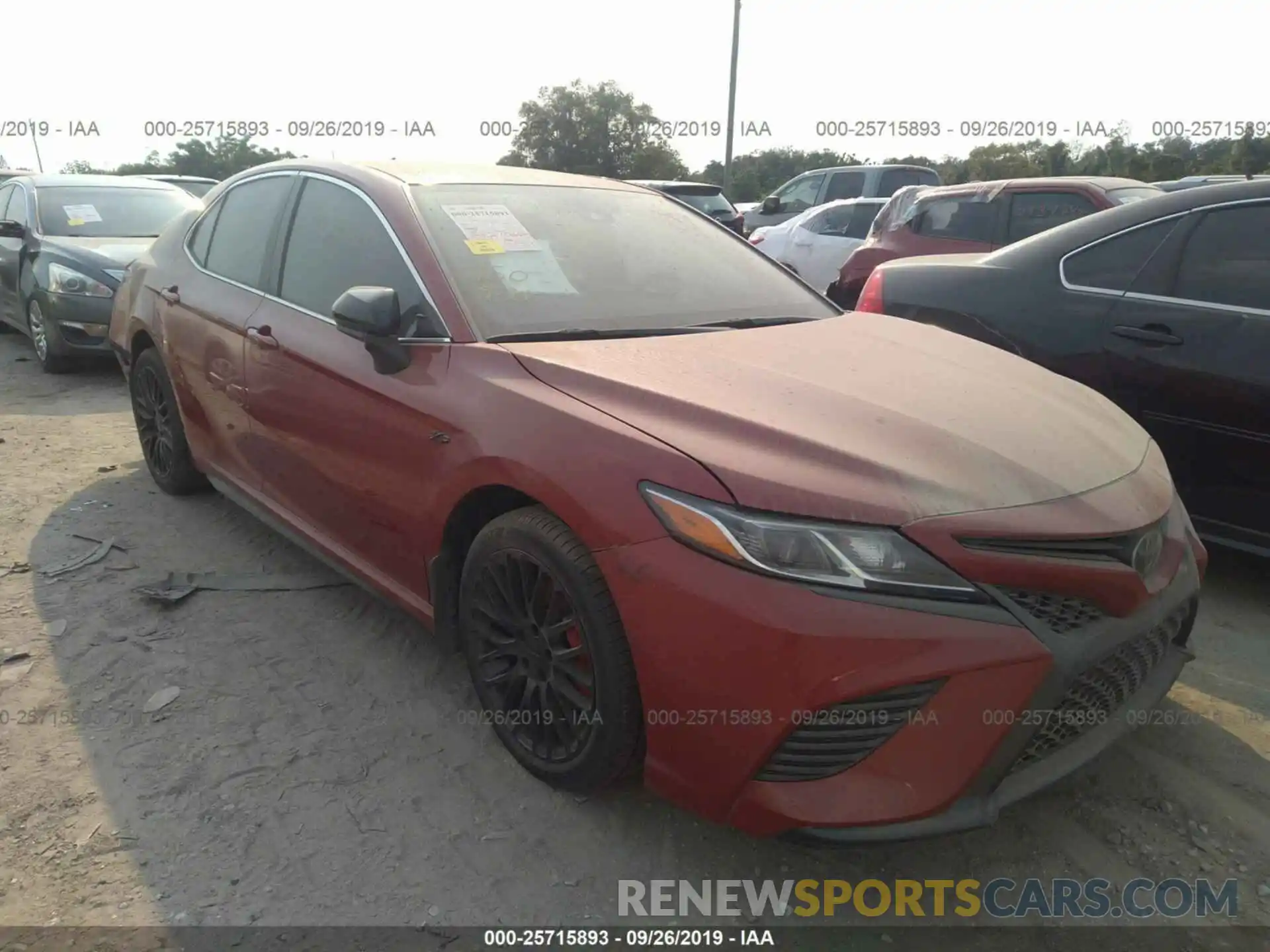 1 Photograph of a damaged car 4T1B11HK9KU172259 TOYOTA CAMRY 2019