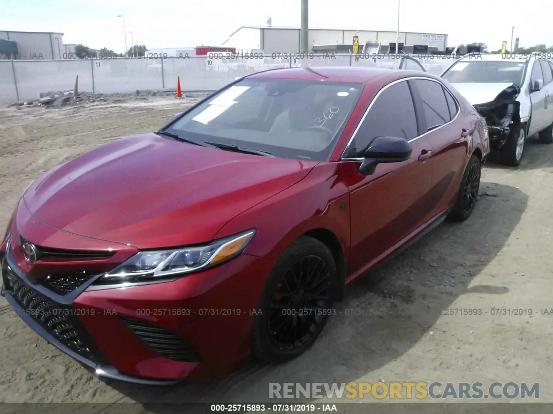 2 Photograph of a damaged car 4T1B11HK9KU172259 TOYOTA CAMRY 2019