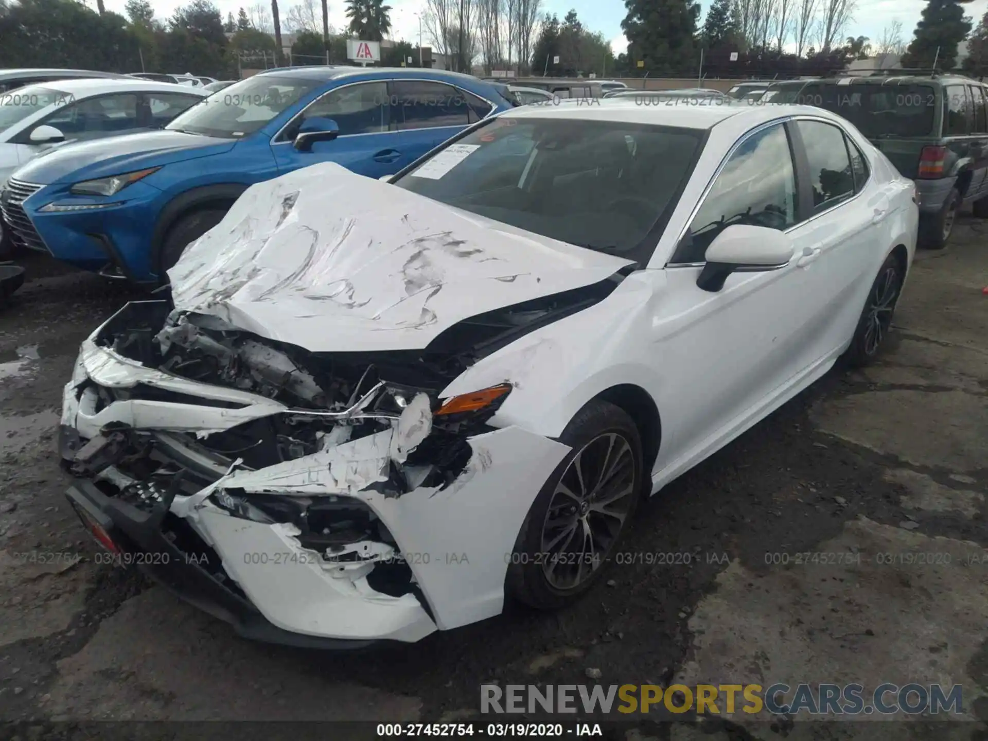 2 Photograph of a damaged car 4T1B11HK9KU174402 TOYOTA CAMRY 2019