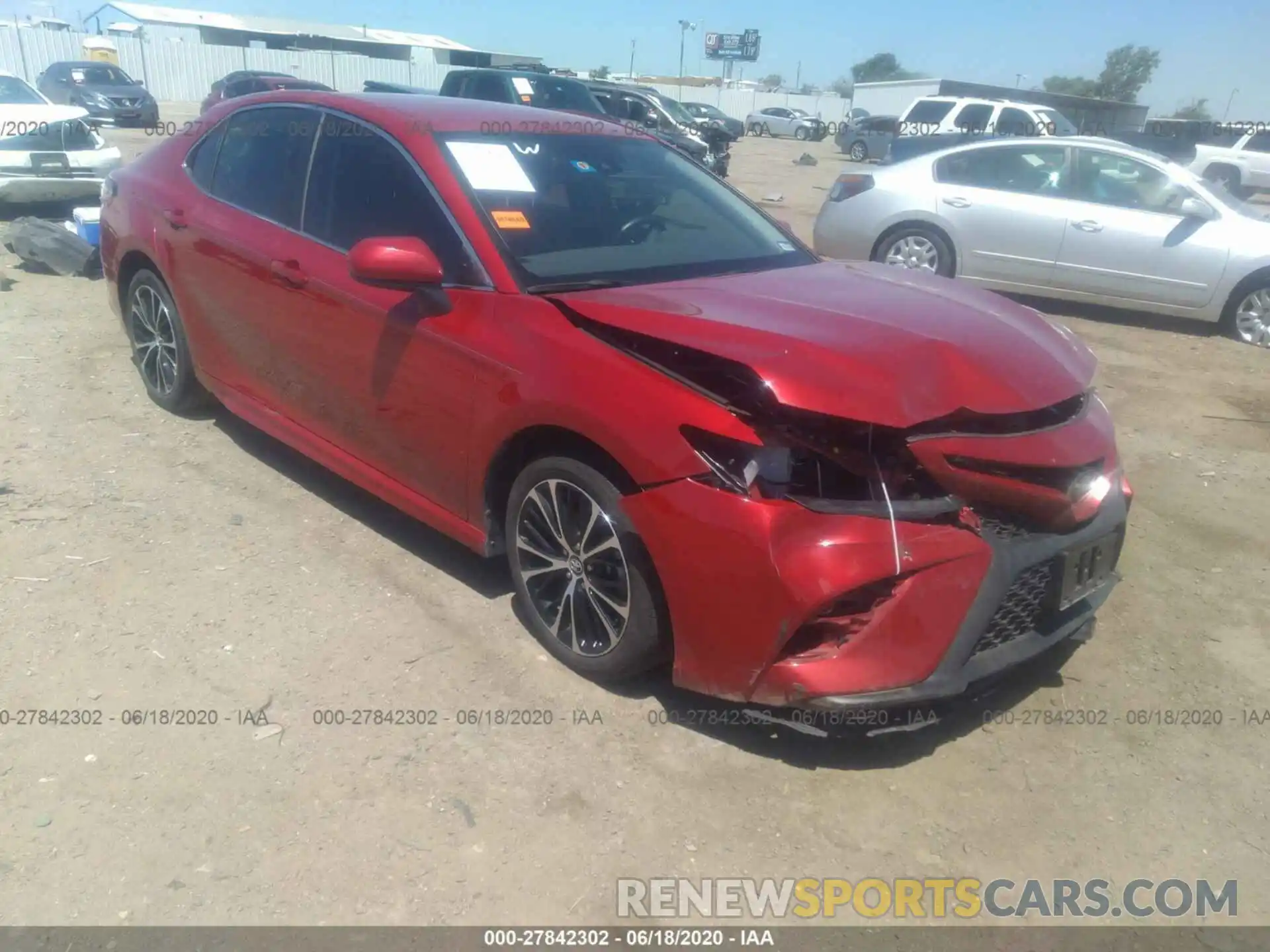 1 Photograph of a damaged car 4T1B11HK9KU176196 TOYOTA CAMRY 2019