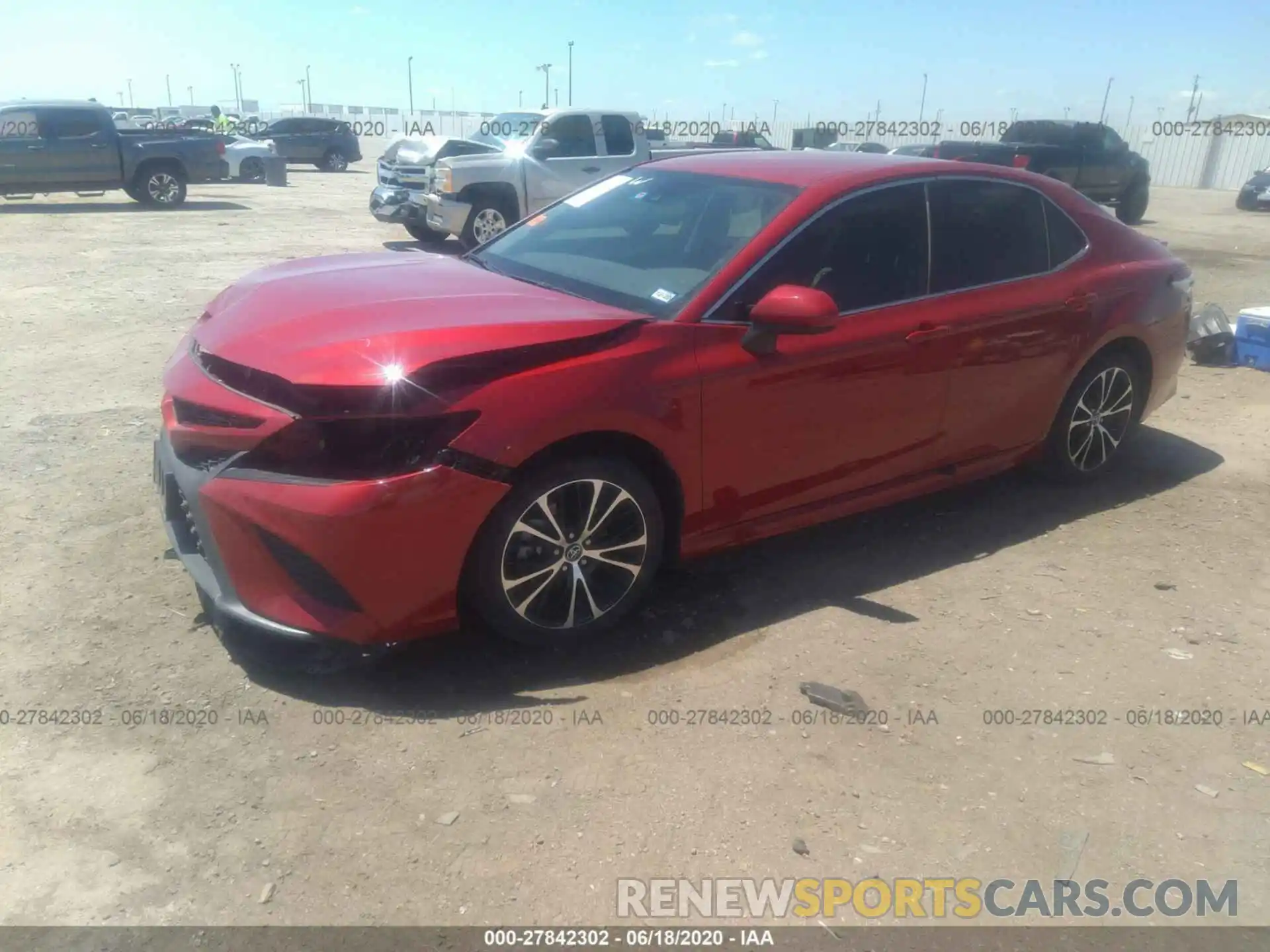 2 Photograph of a damaged car 4T1B11HK9KU176196 TOYOTA CAMRY 2019