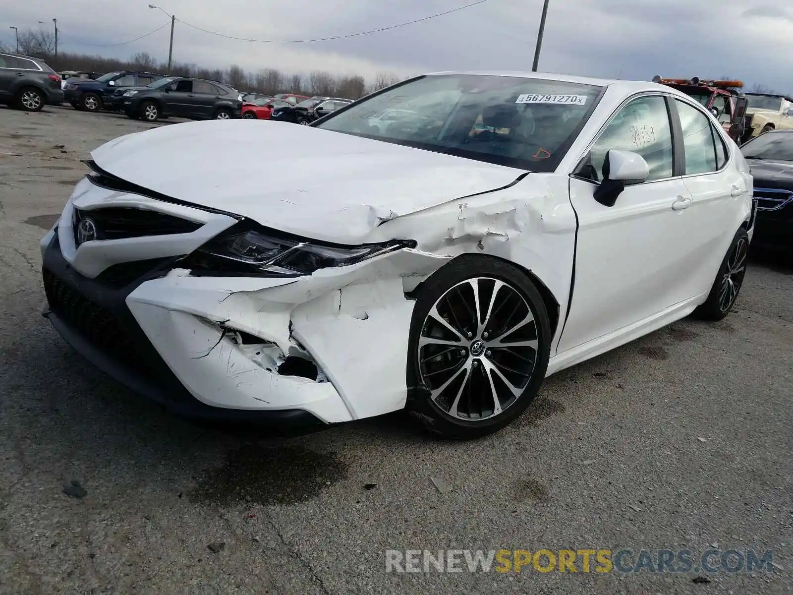 2 Photograph of a damaged car 4T1B11HK9KU177073 TOYOTA CAMRY 2019