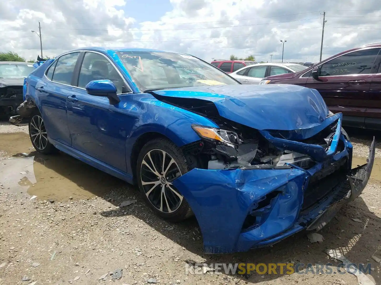 1 Photograph of a damaged car 4T1B11HK9KU178787 TOYOTA CAMRY 2019