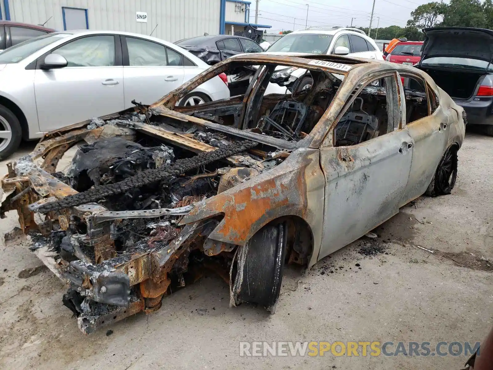 2 Photograph of a damaged car 4T1B11HK9KU179342 TOYOTA CAMRY 2019