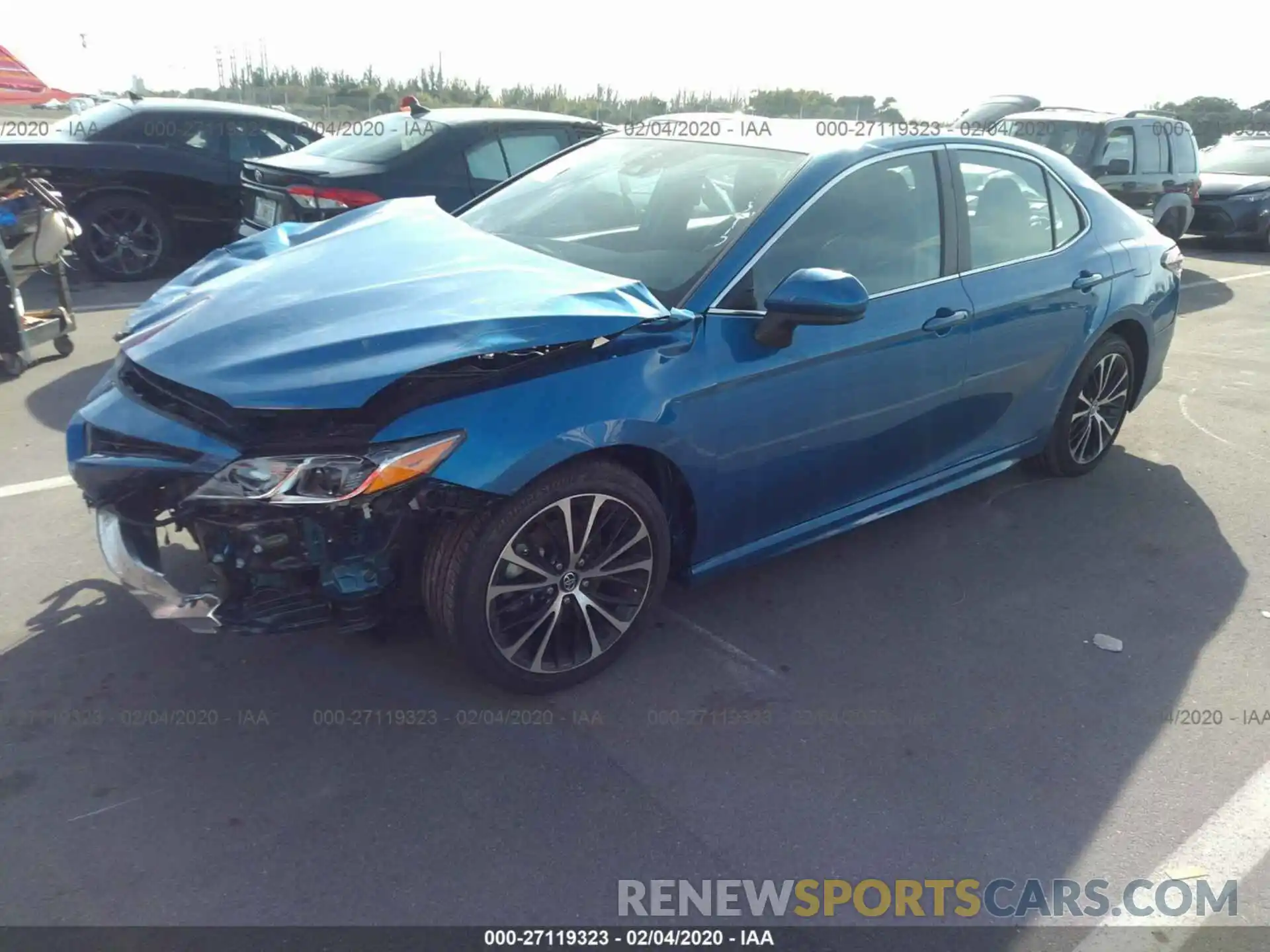 2 Photograph of a damaged car 4T1B11HK9KU181043 TOYOTA CAMRY 2019