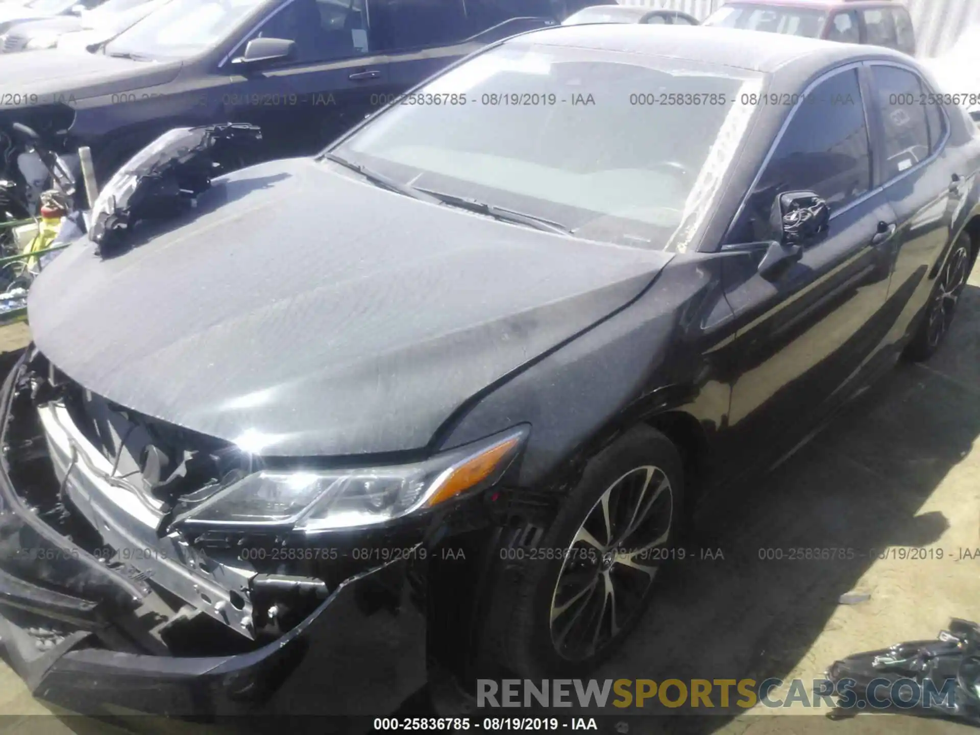 2 Photograph of a damaged car 4T1B11HK9KU182385 TOYOTA CAMRY 2019