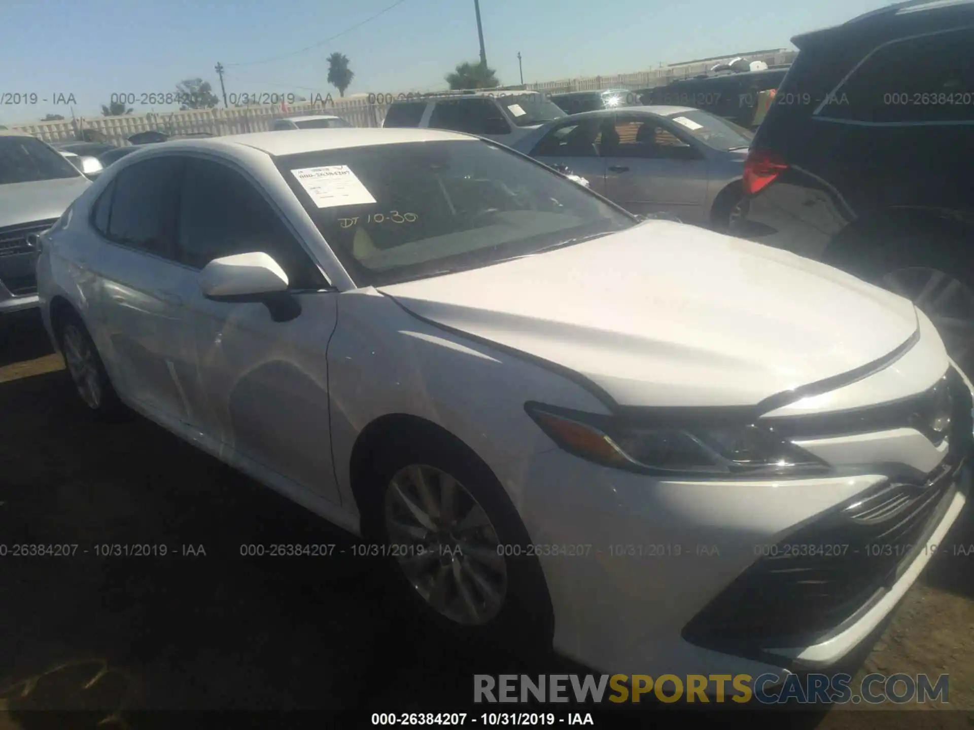 1 Photograph of a damaged car 4T1B11HK9KU185027 TOYOTA CAMRY 2019