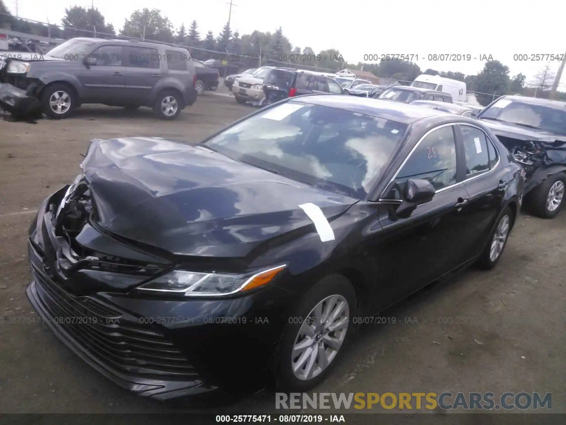 2 Photograph of a damaged car 4T1B11HK9KU185285 TOYOTA CAMRY 2019