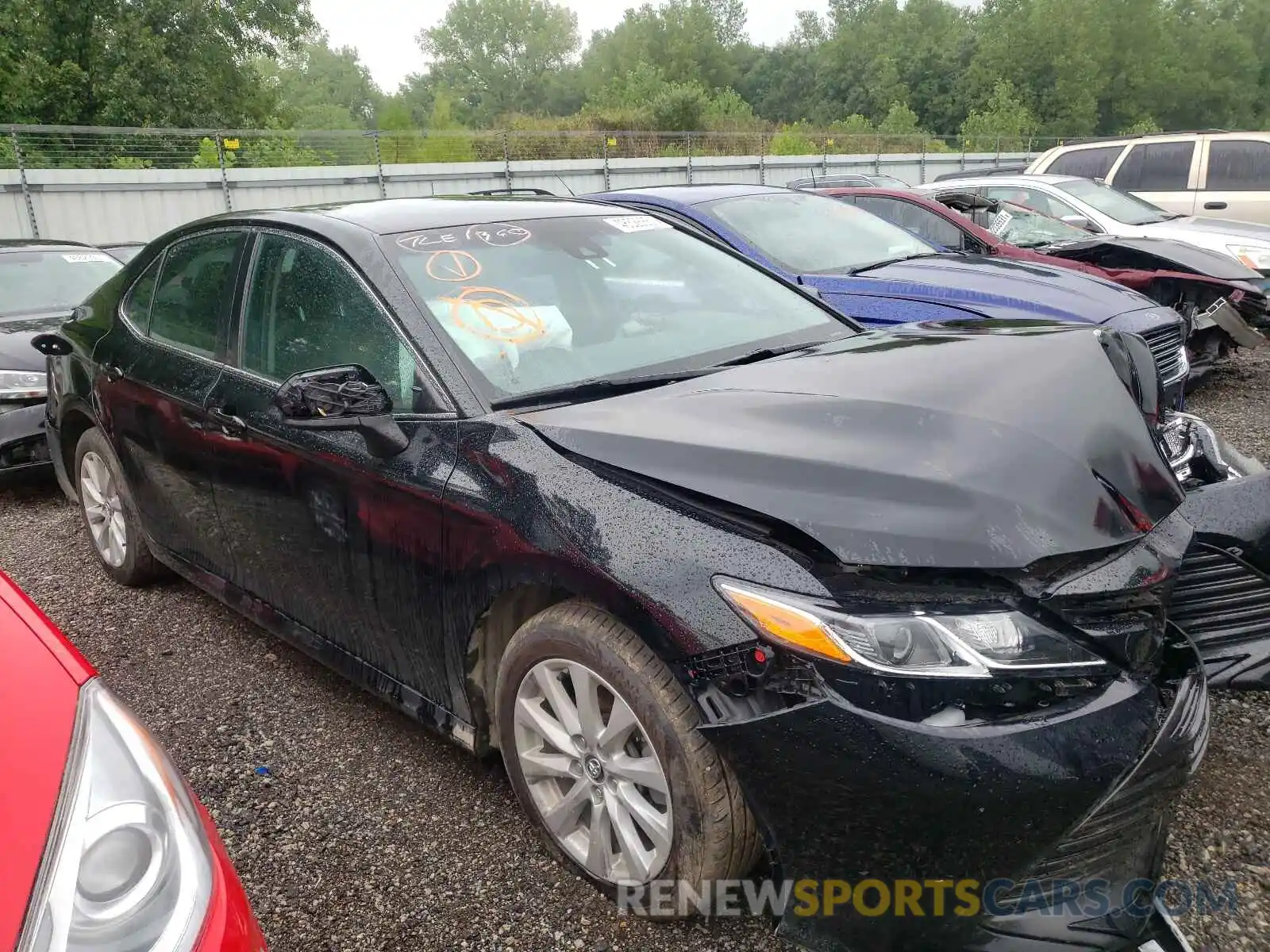 1 Photograph of a damaged car 4T1B11HK9KU187070 TOYOTA CAMRY 2019