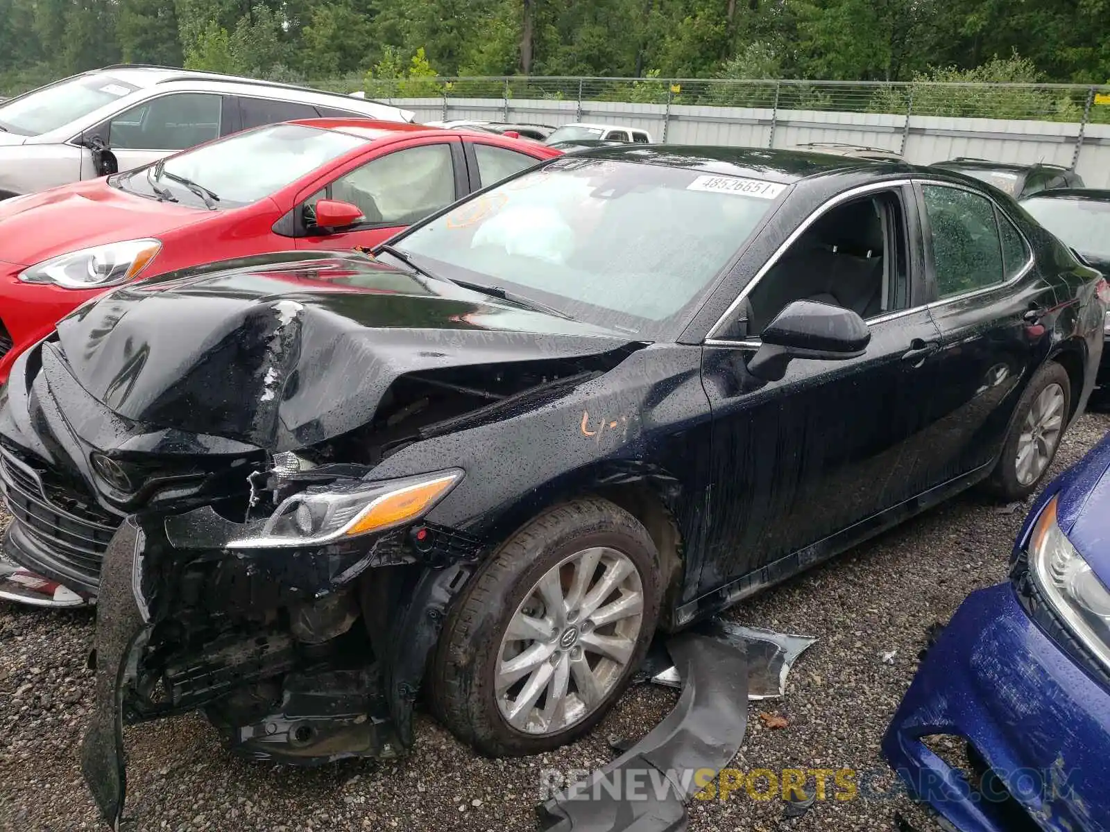 2 Photograph of a damaged car 4T1B11HK9KU187070 TOYOTA CAMRY 2019